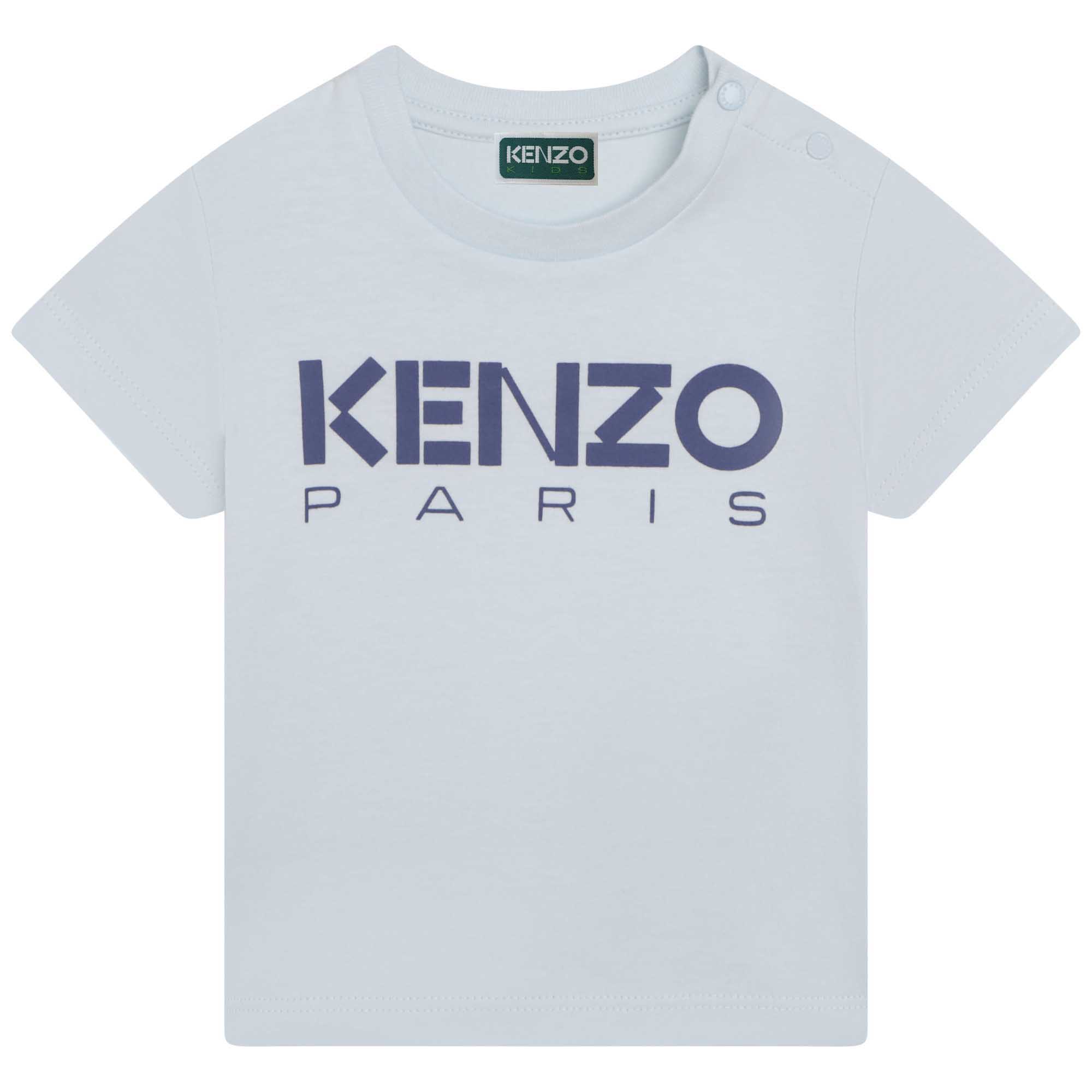 Phalanx rek bouwer KENZO KIDS T-shirt met print baby blauw - | Kids around