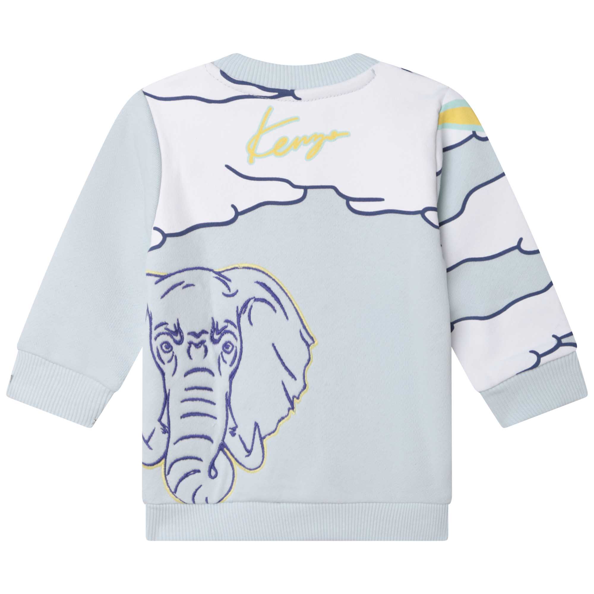 Katoen sweatshirt met print KENZO KIDS Voor