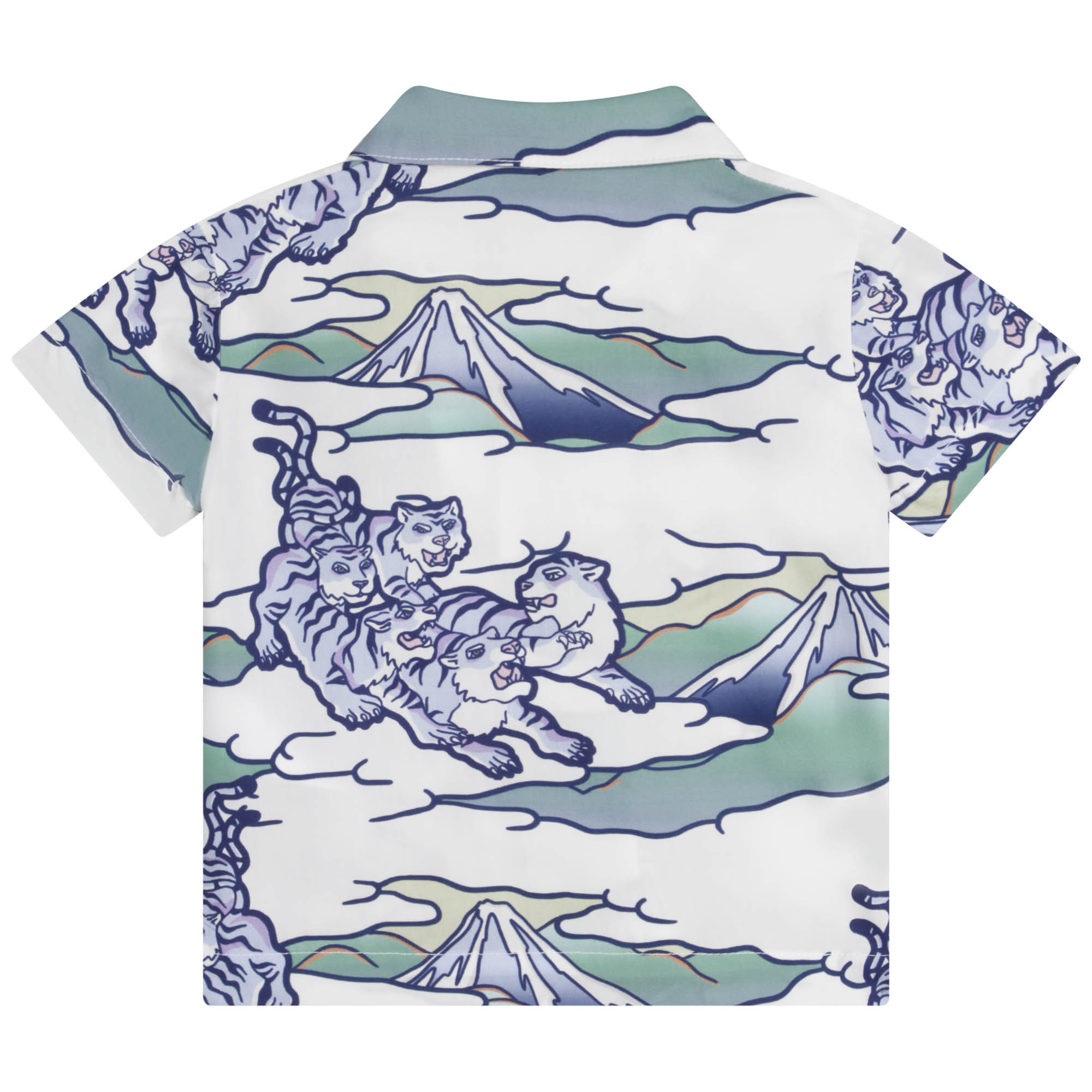 Printed cotton shirt KENZO KIDS for BOY