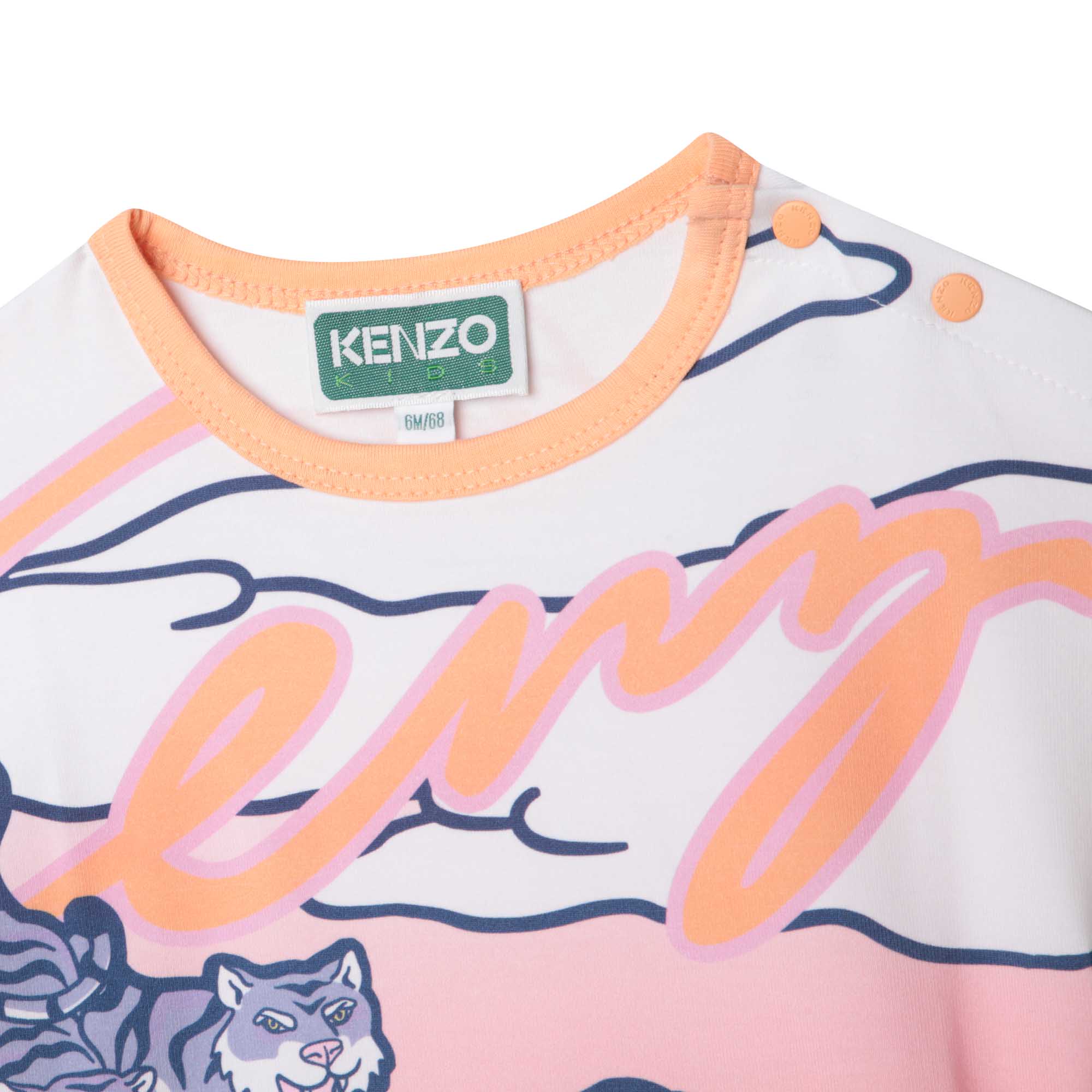 T-shirt con sfondo dégradé KENZO KIDS Per BAMBINA