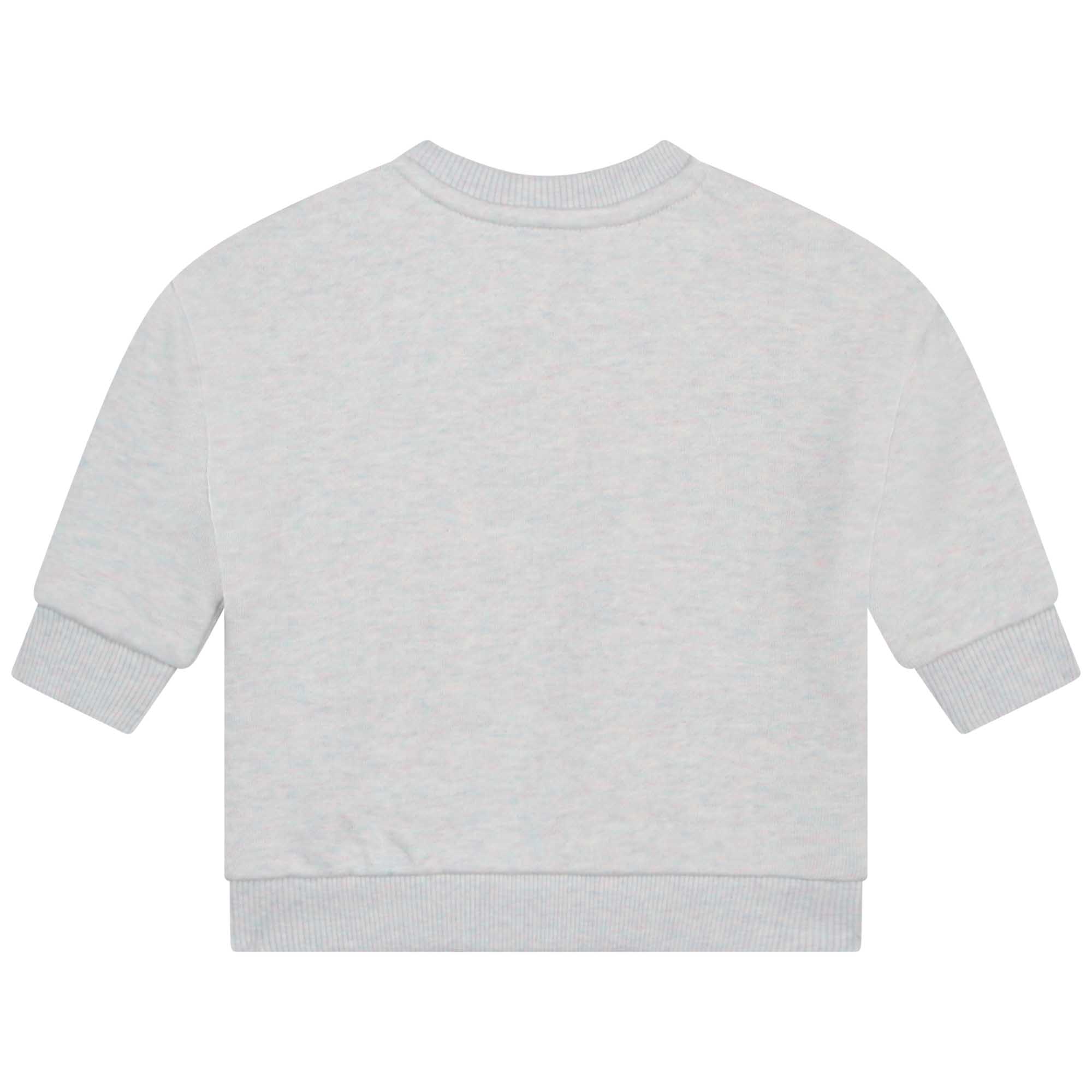Sweat-shirt en coton brodé KENZO KIDS pour FILLE