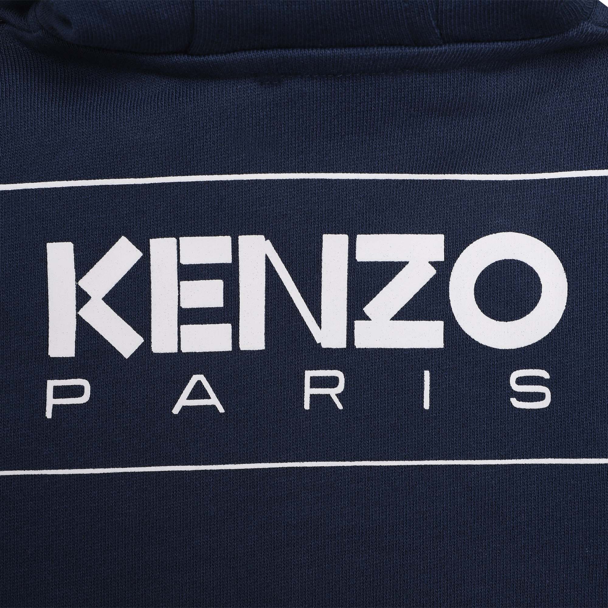 Katoenen sweatshirt met kap KENZO KIDS Voor