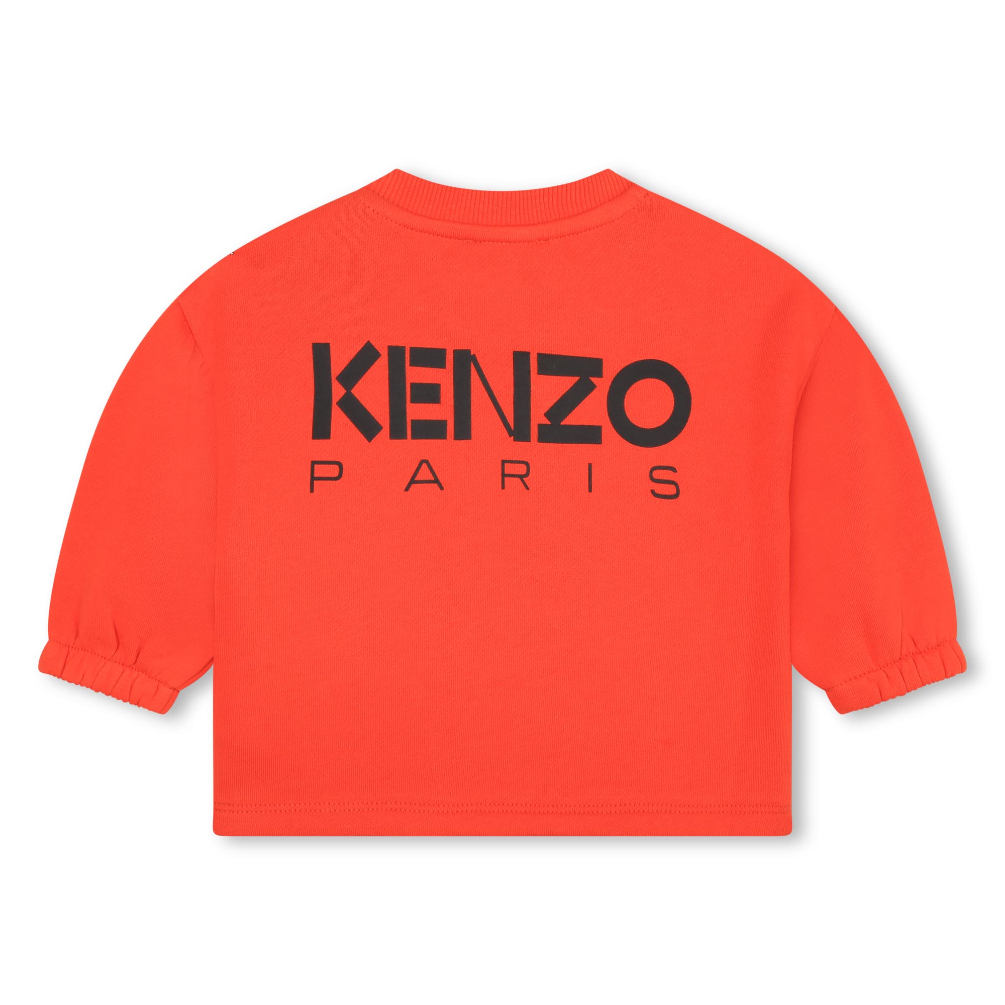 Fleece sweatshirt with flower KENZO KIDS for GIRL