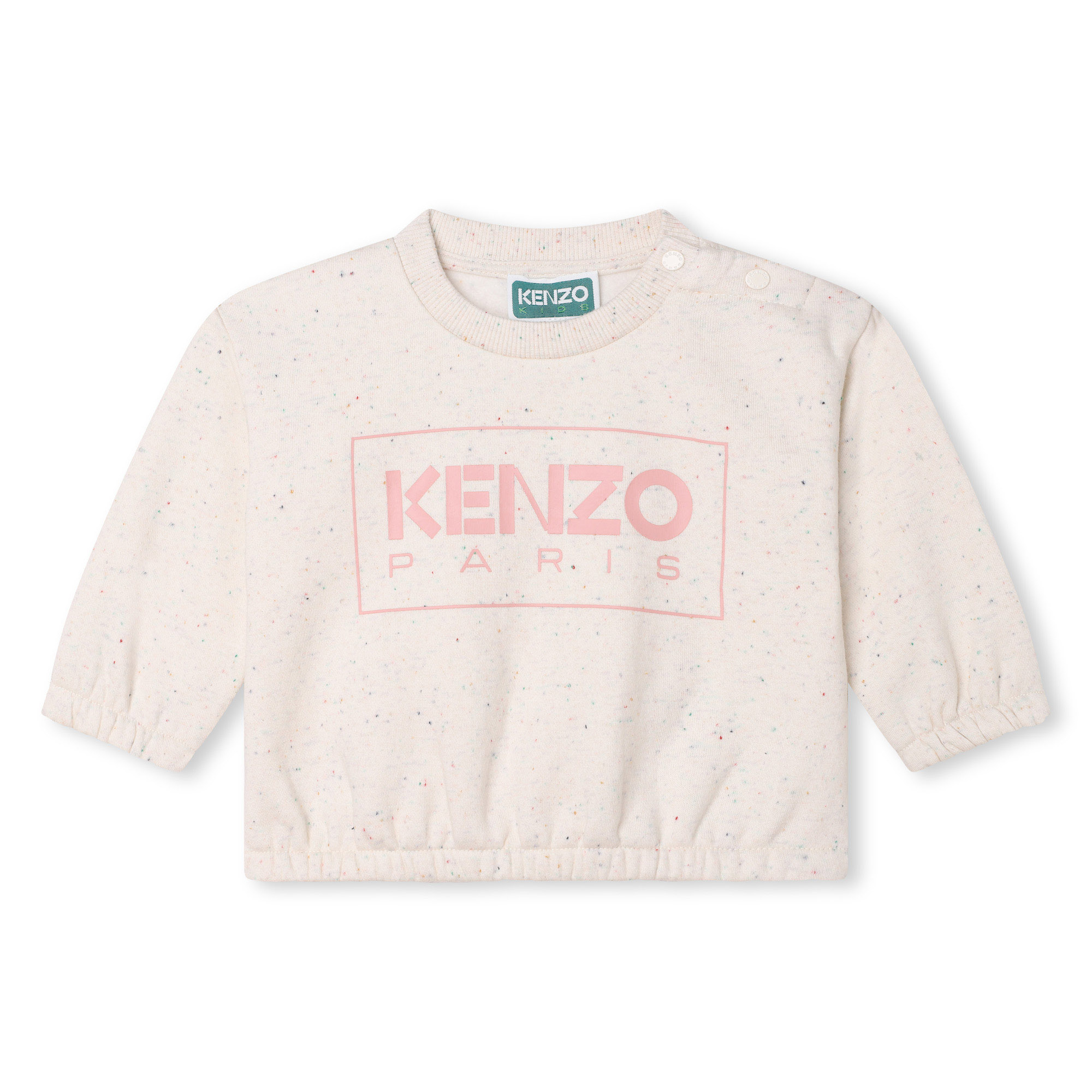 Sweat-shirt en molleton gratté KENZO KIDS pour FILLE