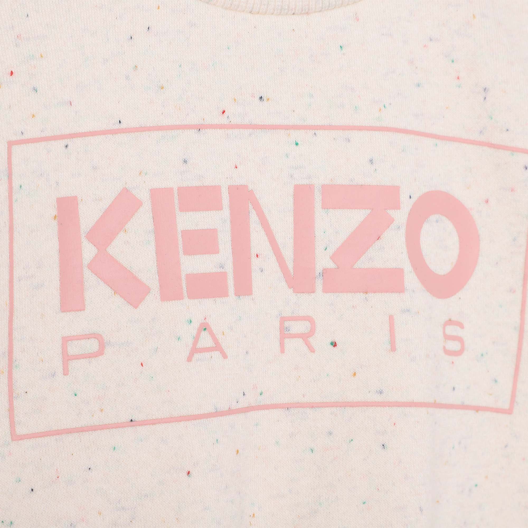 Sweat-shirt en molleton gratté KENZO KIDS pour FILLE