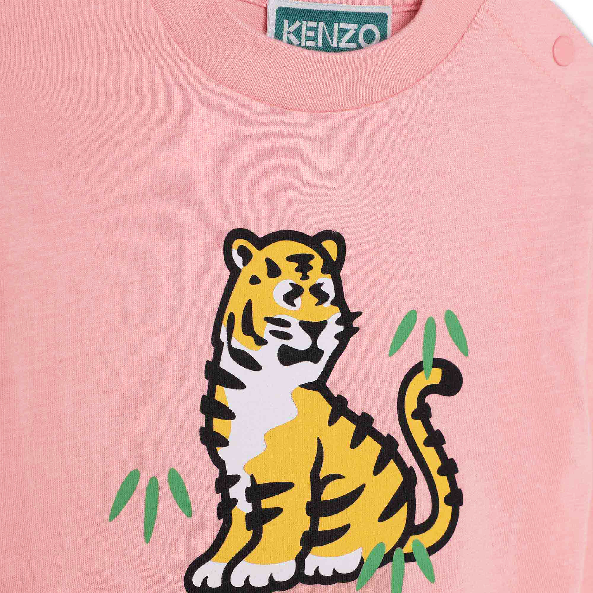 Printed cotton t-shirt KENZO KIDS for UNISEX