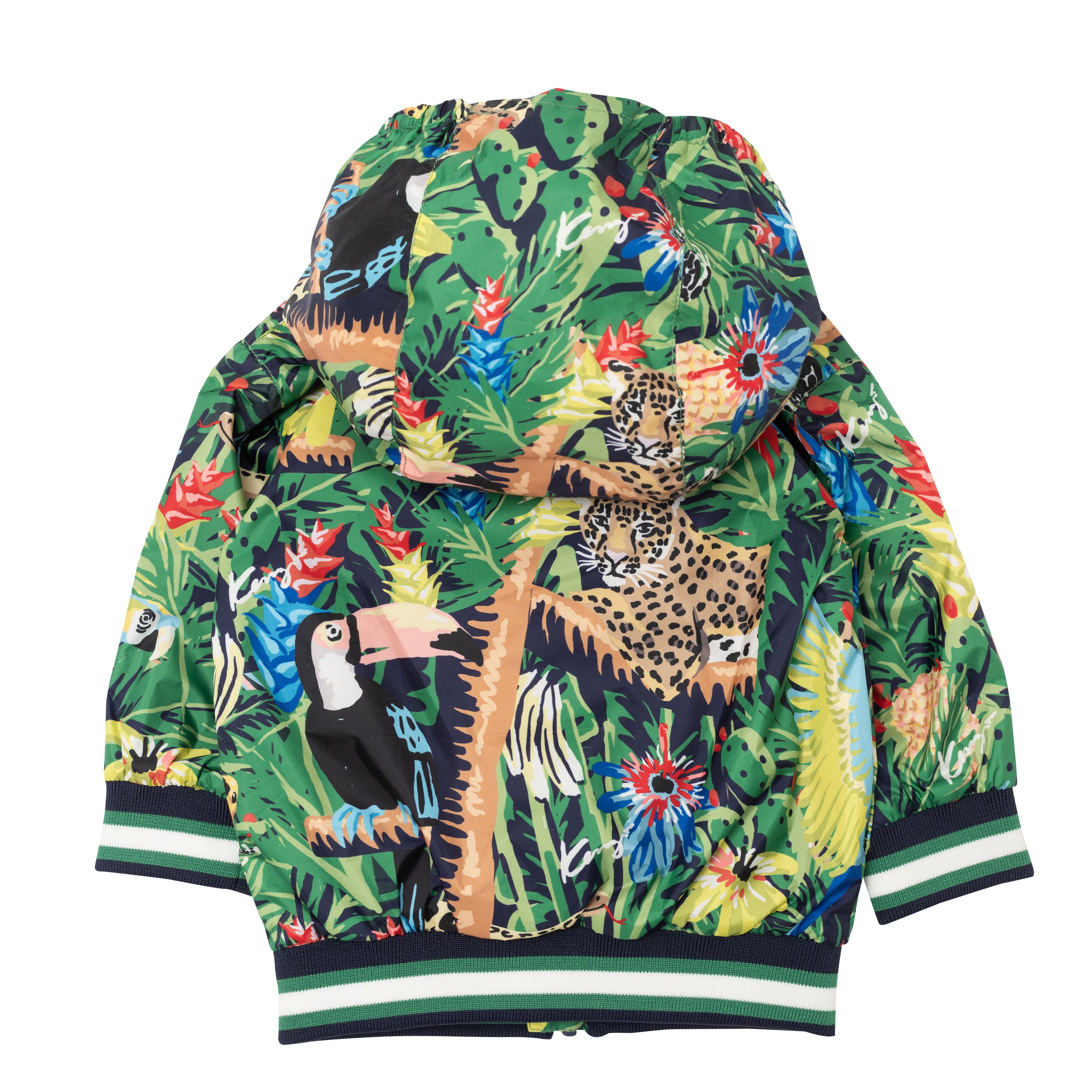 Recycled material windbreaker KENZO KIDS for BOY