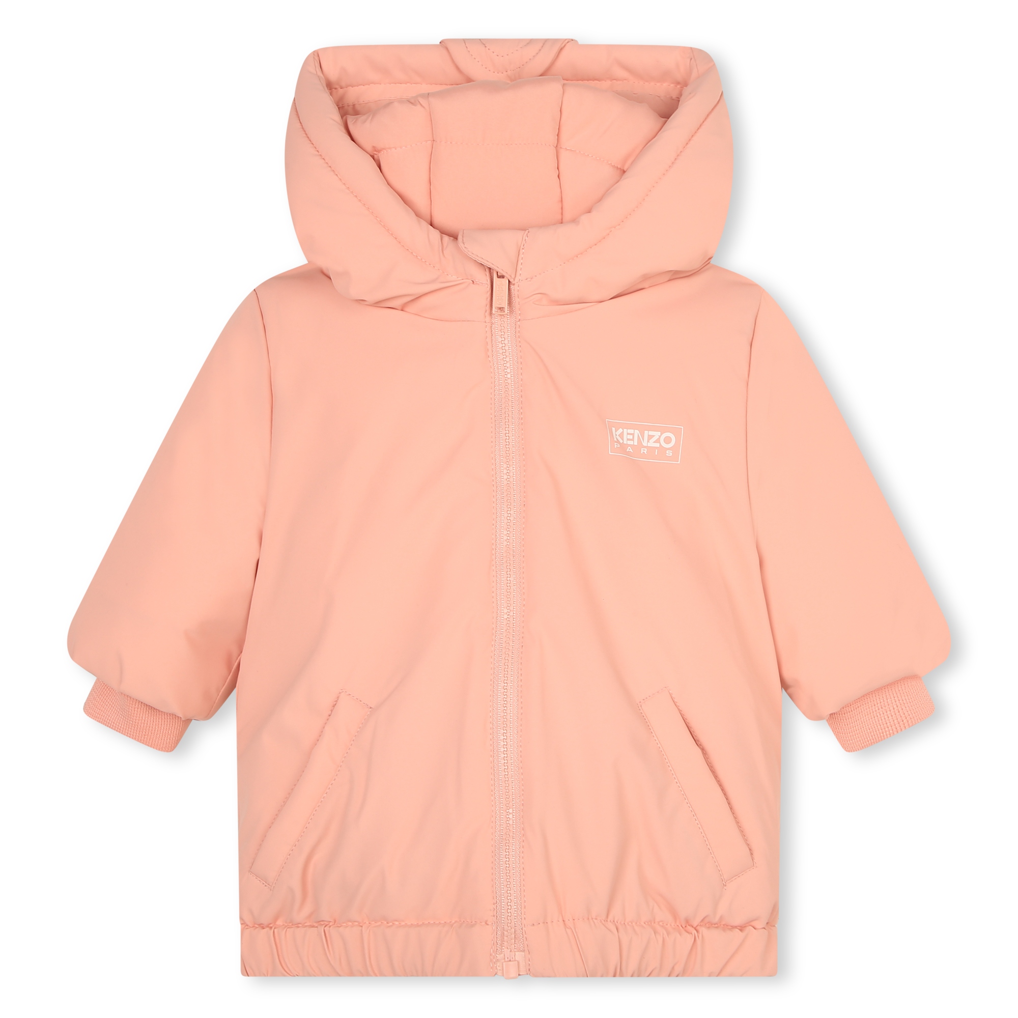 Water-repellent zipped jacket KENZO KIDS for GIRL