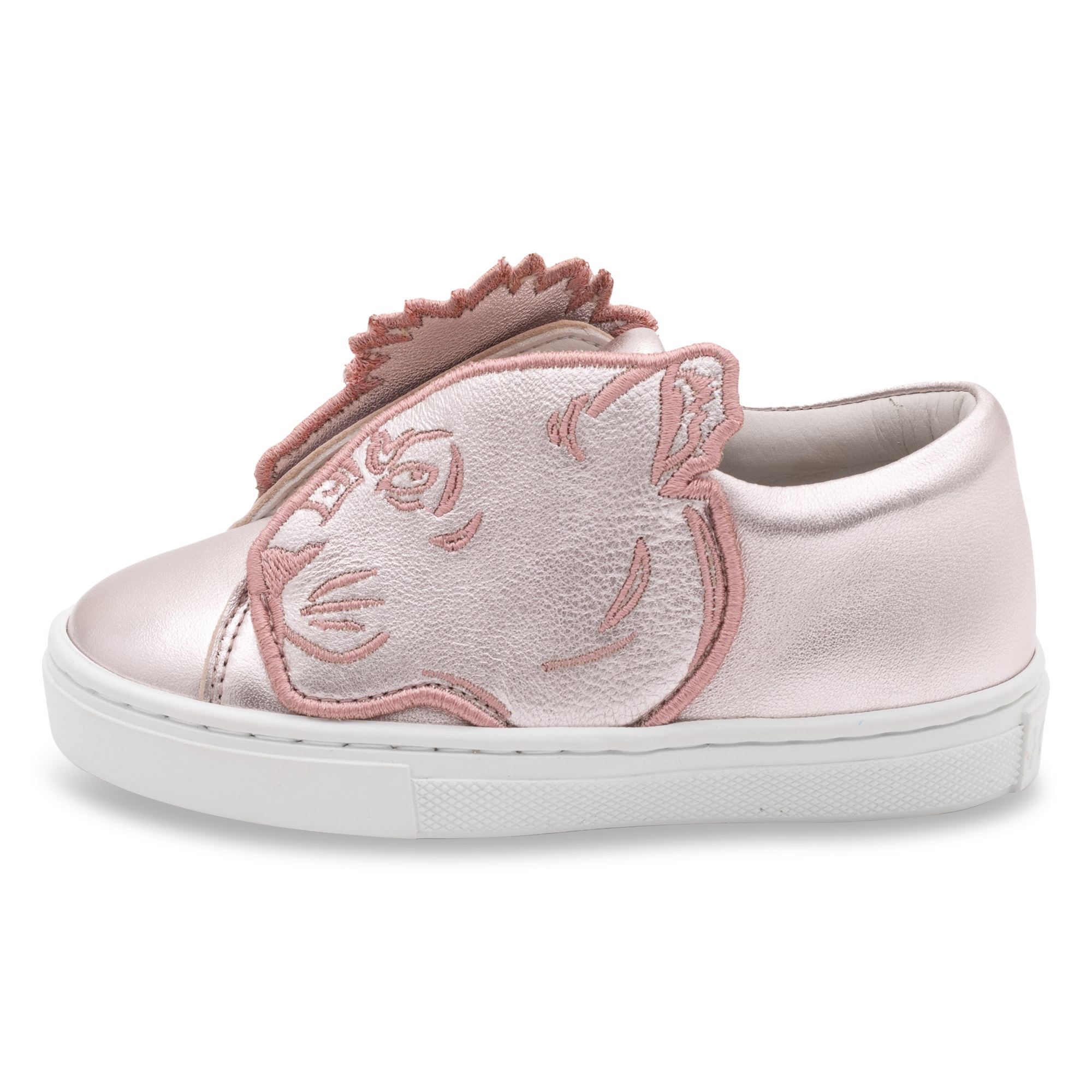 Elasticated leather trainers KENZO KIDS for GIRL