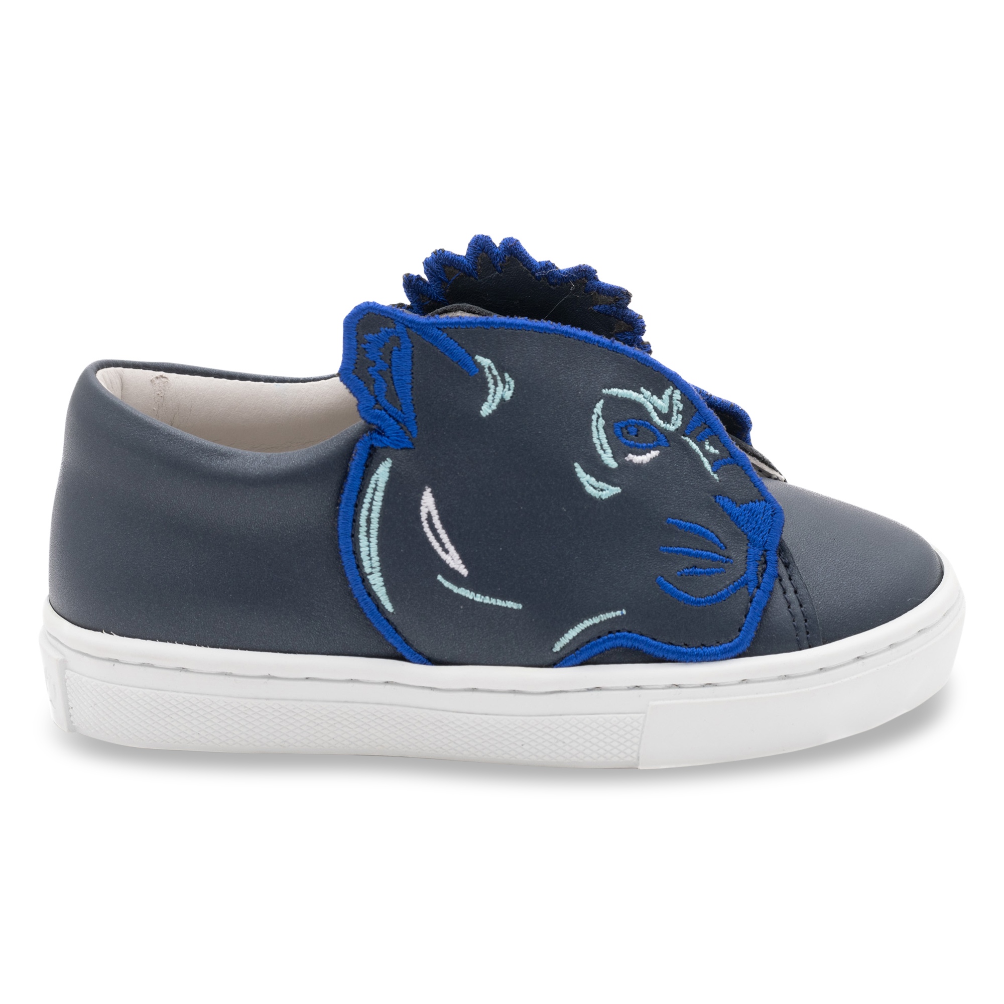 Elasticated leather trainers KENZO KIDS for BOY