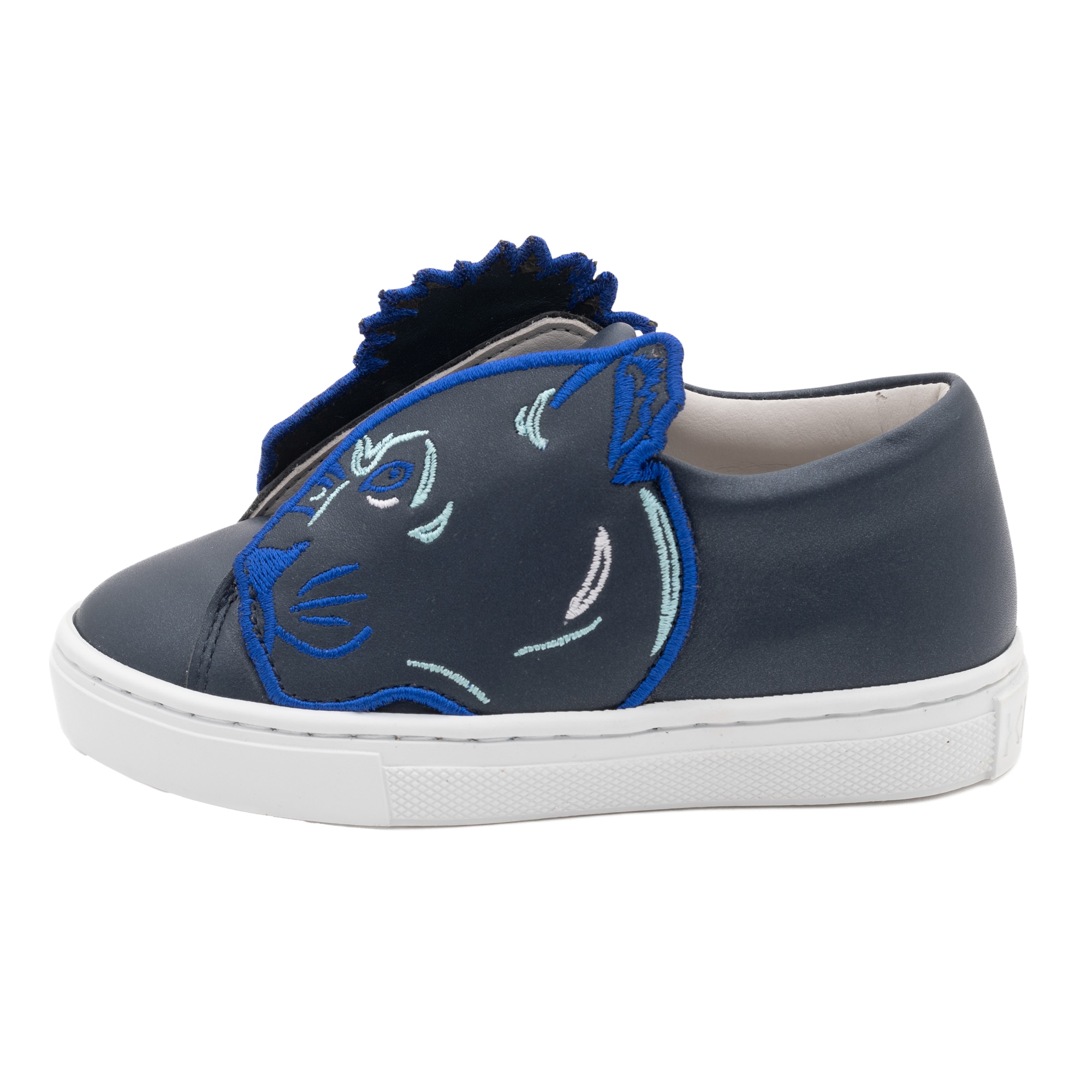 Elasticated leather sneakers KENZO KIDS for BOY