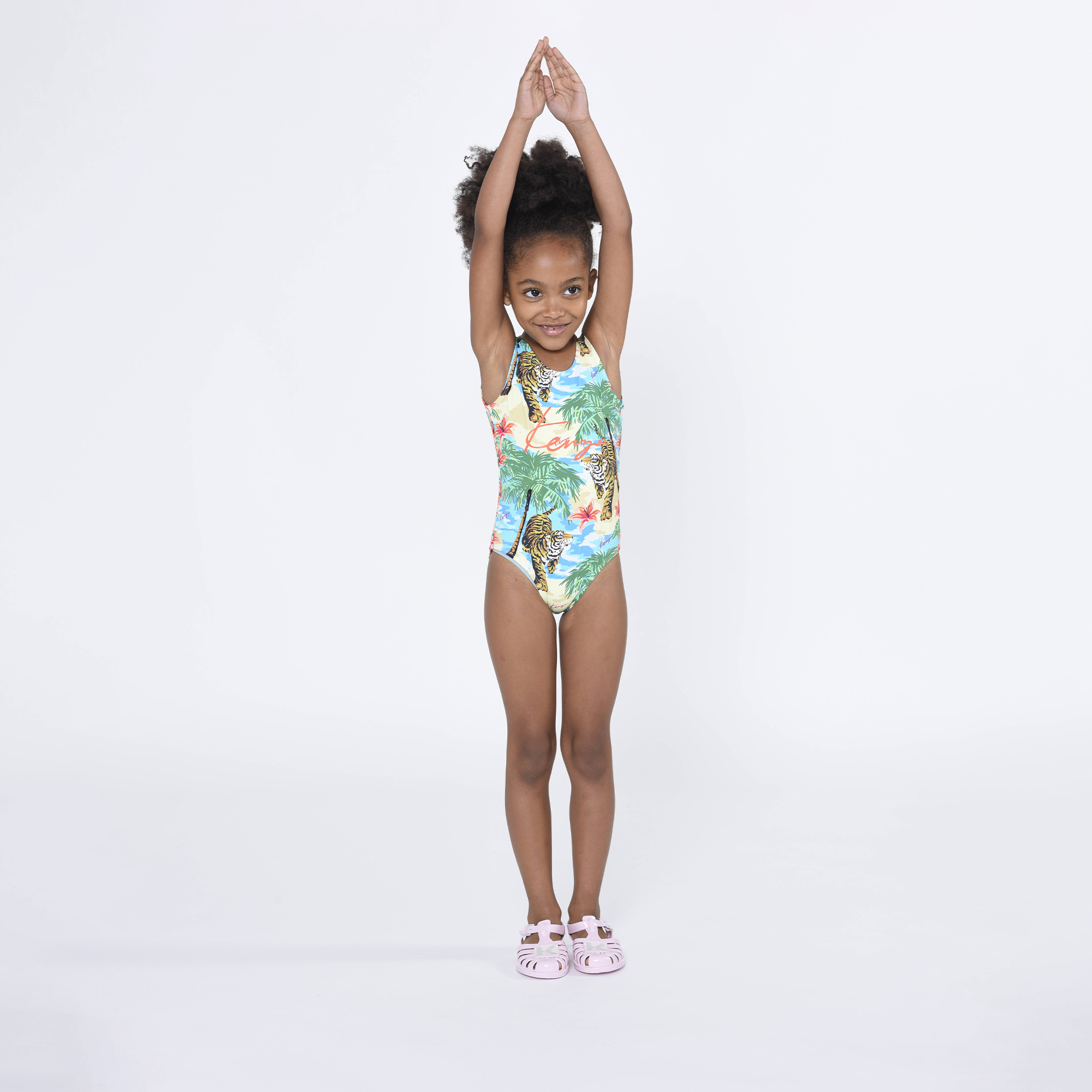 Summer Print One-Piece KENZO KIDS for GIRL