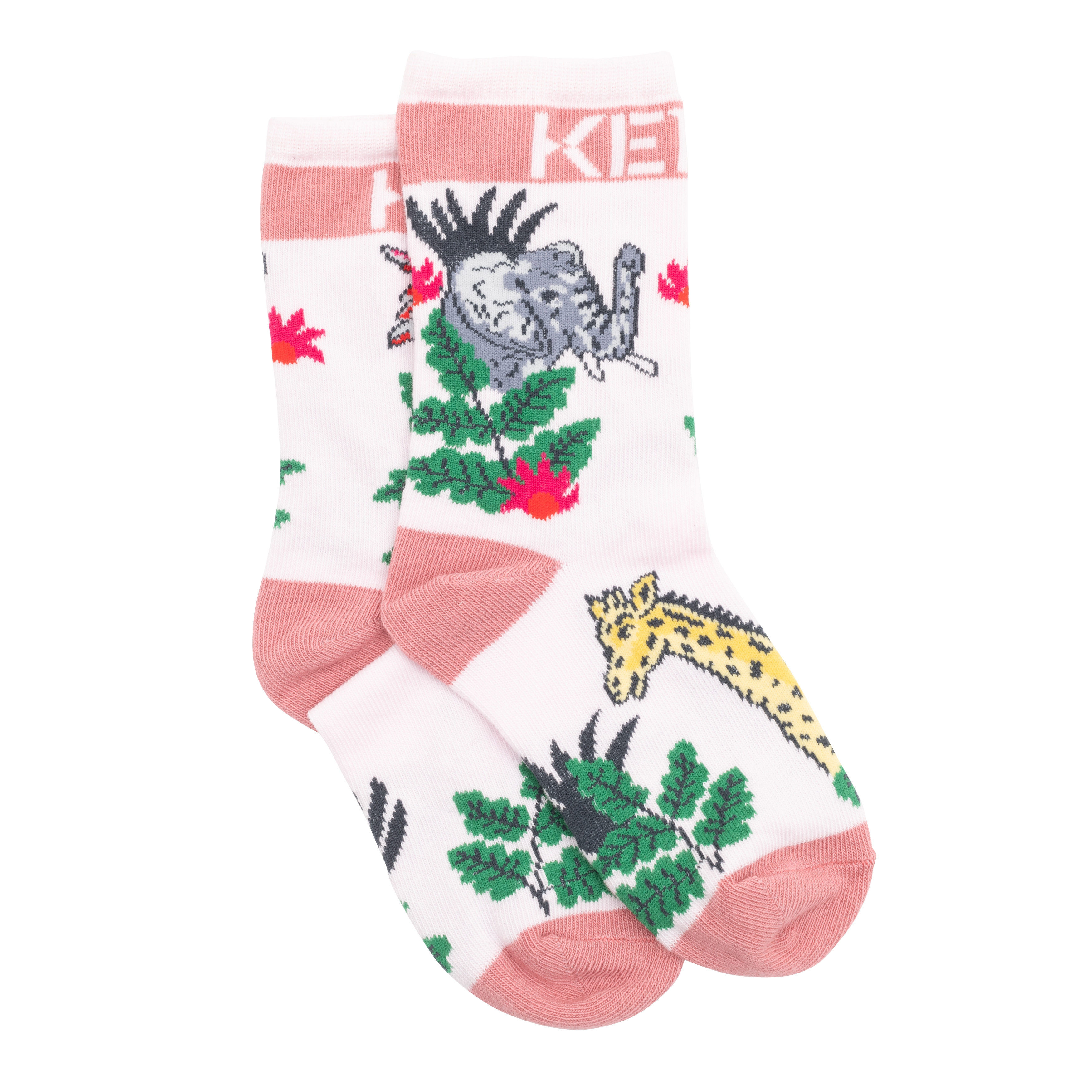 Cotton jacquard socks KENZO KIDS for GIRL