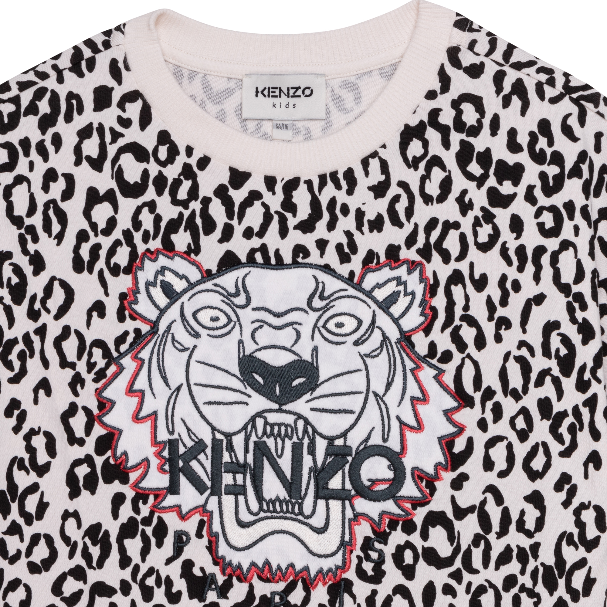Organic jersey T-shirt dress KENZO KIDS for GIRL