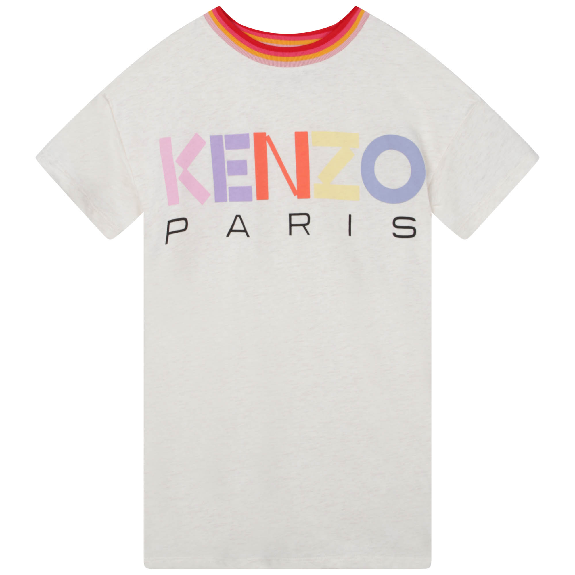 Vestito cotone a maniche corte KENZO KIDS Per BAMBINA