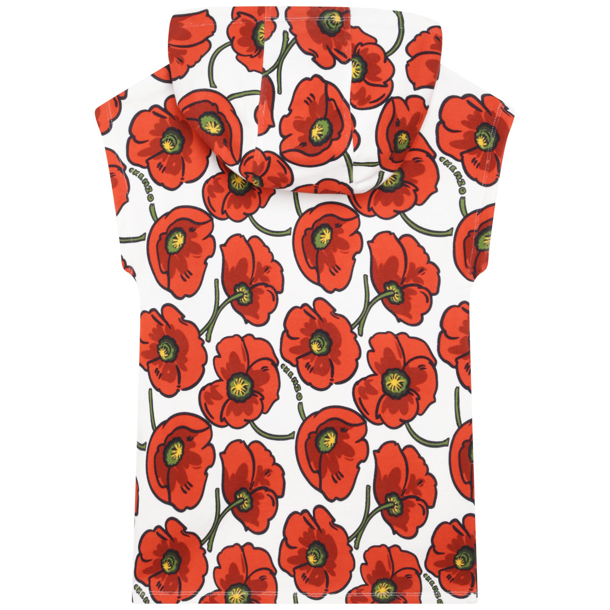 Robe molletonnée à capuche KENZO KIDS pour FILLE