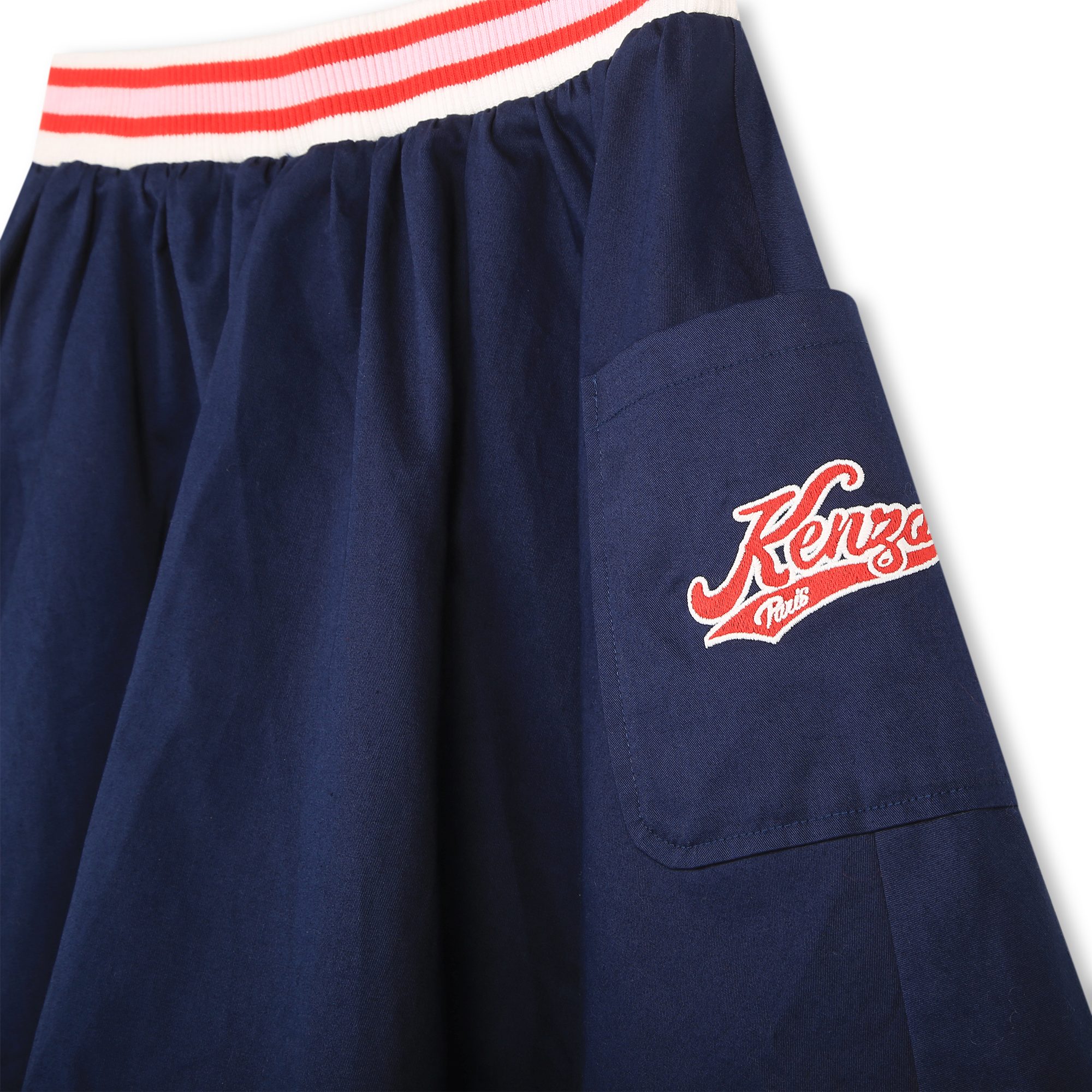 Lined cotton skirt KENZO KIDS for GIRL