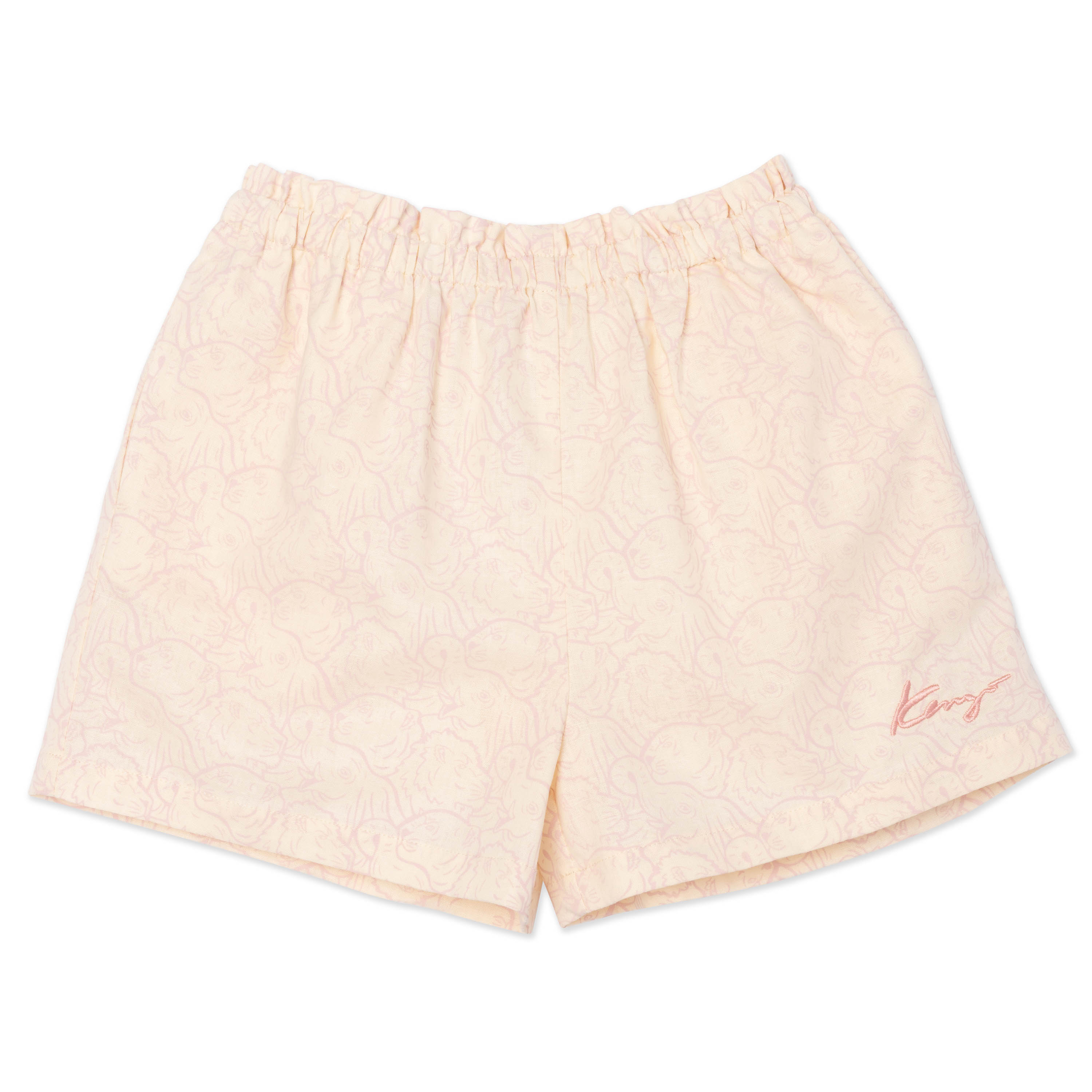 Shorts stampati cotone e lino KENZO KIDS Per BAMBINA