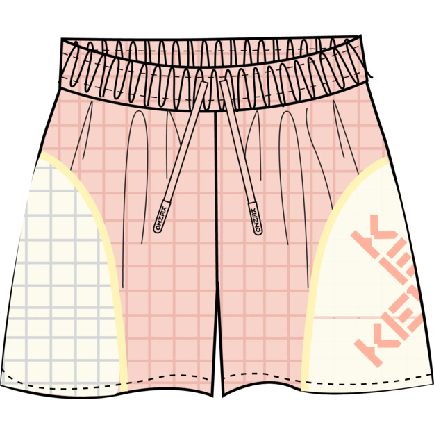 Elasticated-waist shorts KENZO KIDS for GIRL