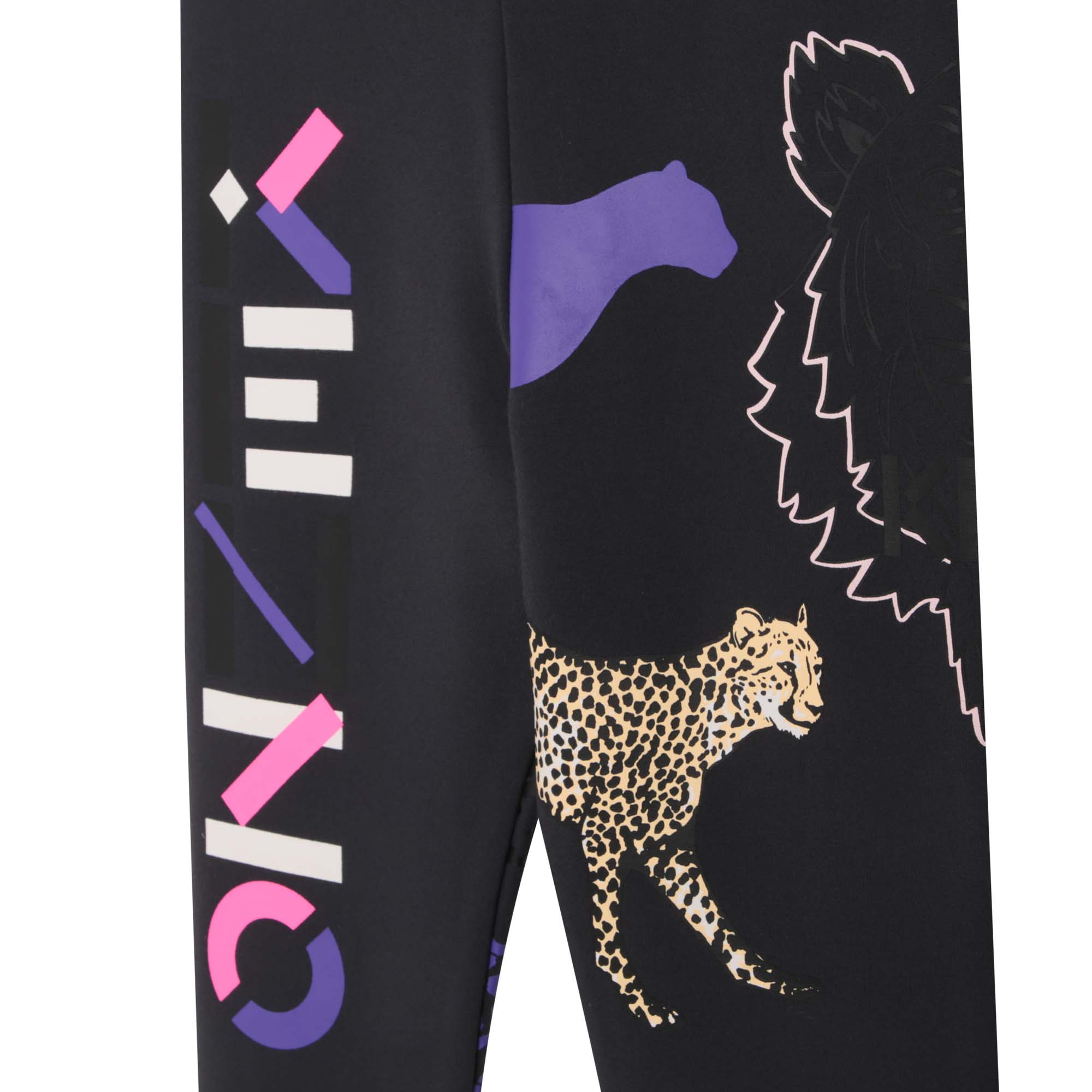 Animal-print leggings KENZO KIDS for GIRL