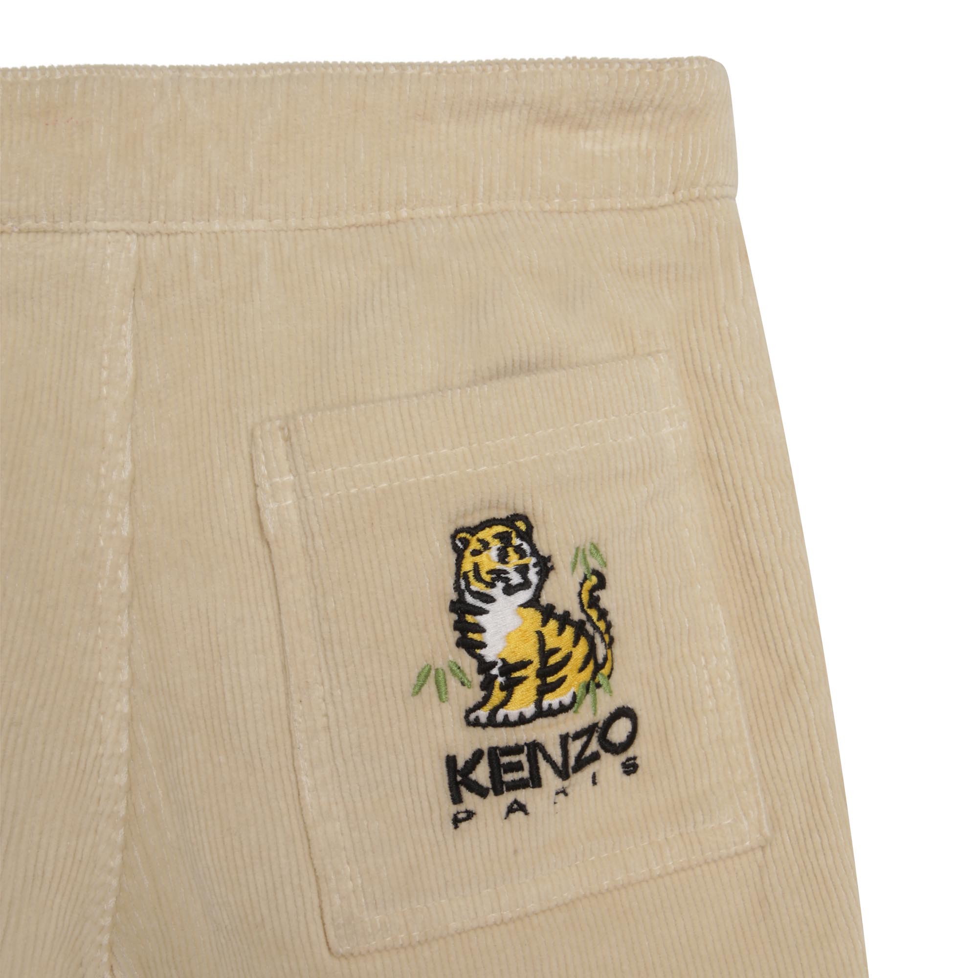 Pantalon en velours côtelé KENZO KIDS pour FILLE