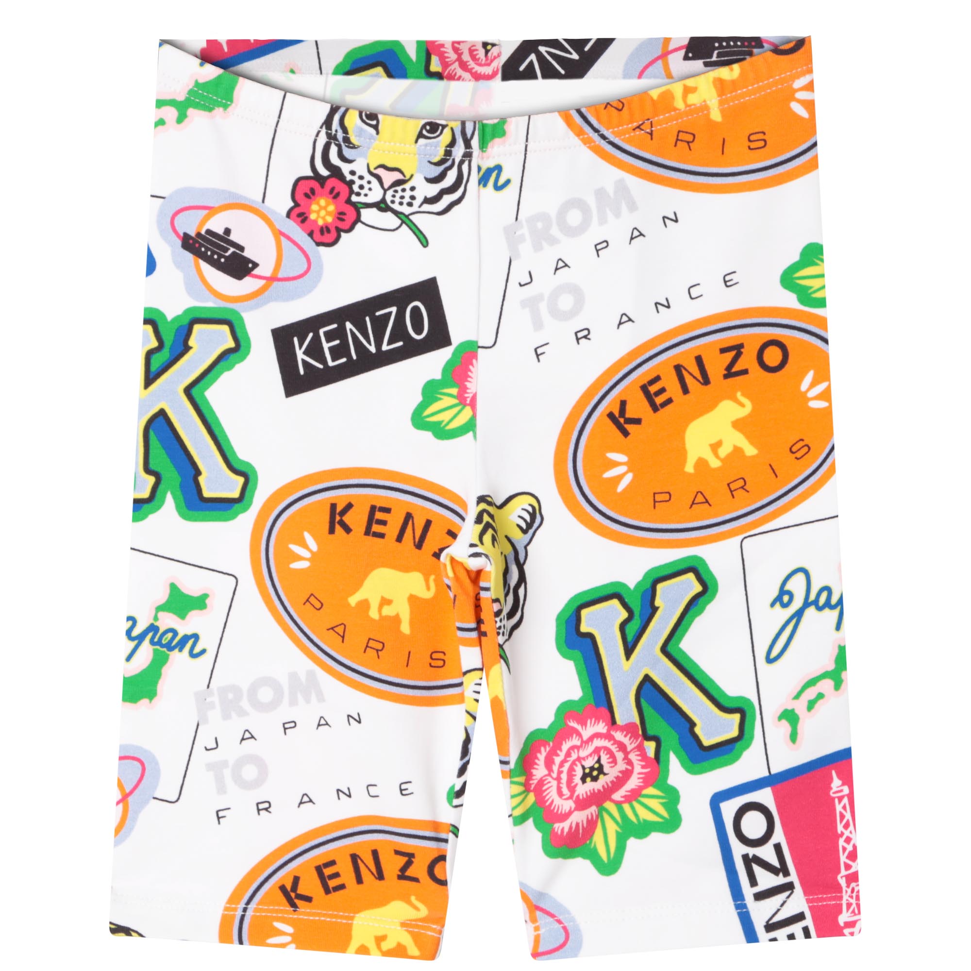 Printed Bike Shorts KENZO KIDS for GIRL