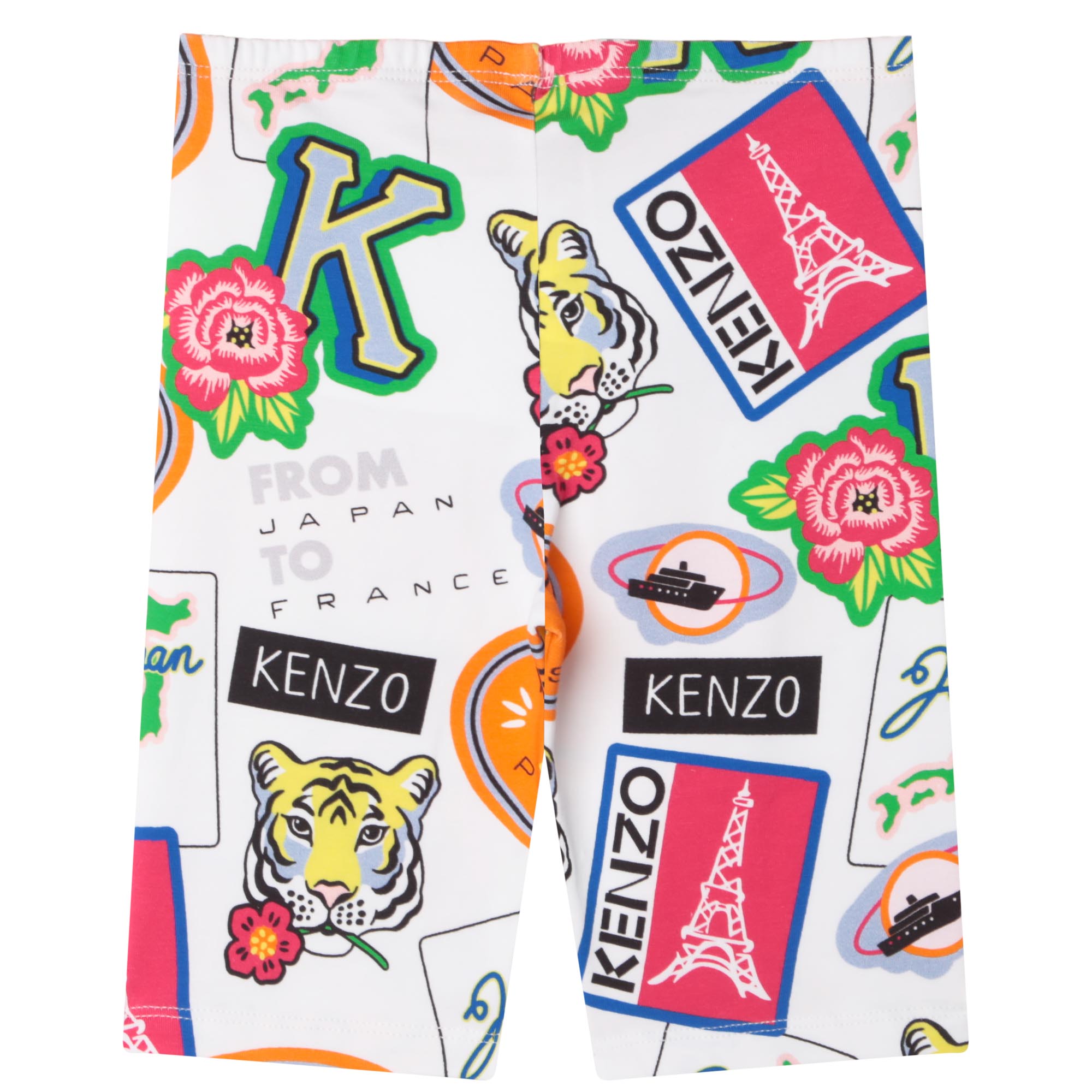 Printed Bike Shorts KENZO KIDS for GIRL