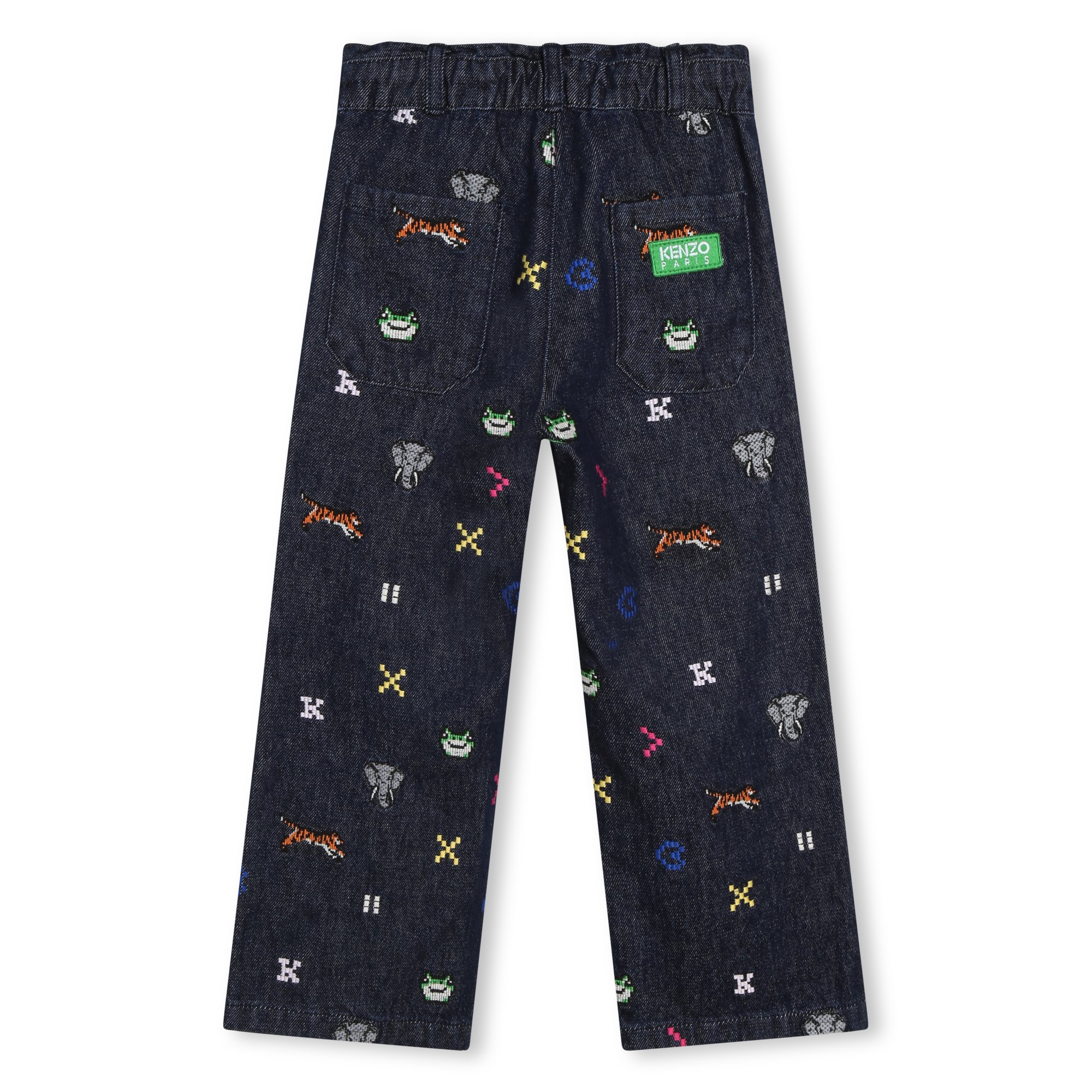 Embroidered jeans KENZO KIDS for GIRL