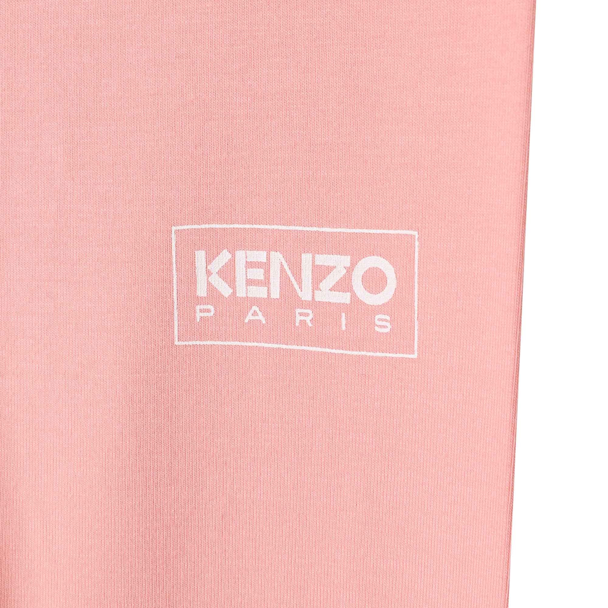 Rekbare katoenen legging KENZO KIDS Voor