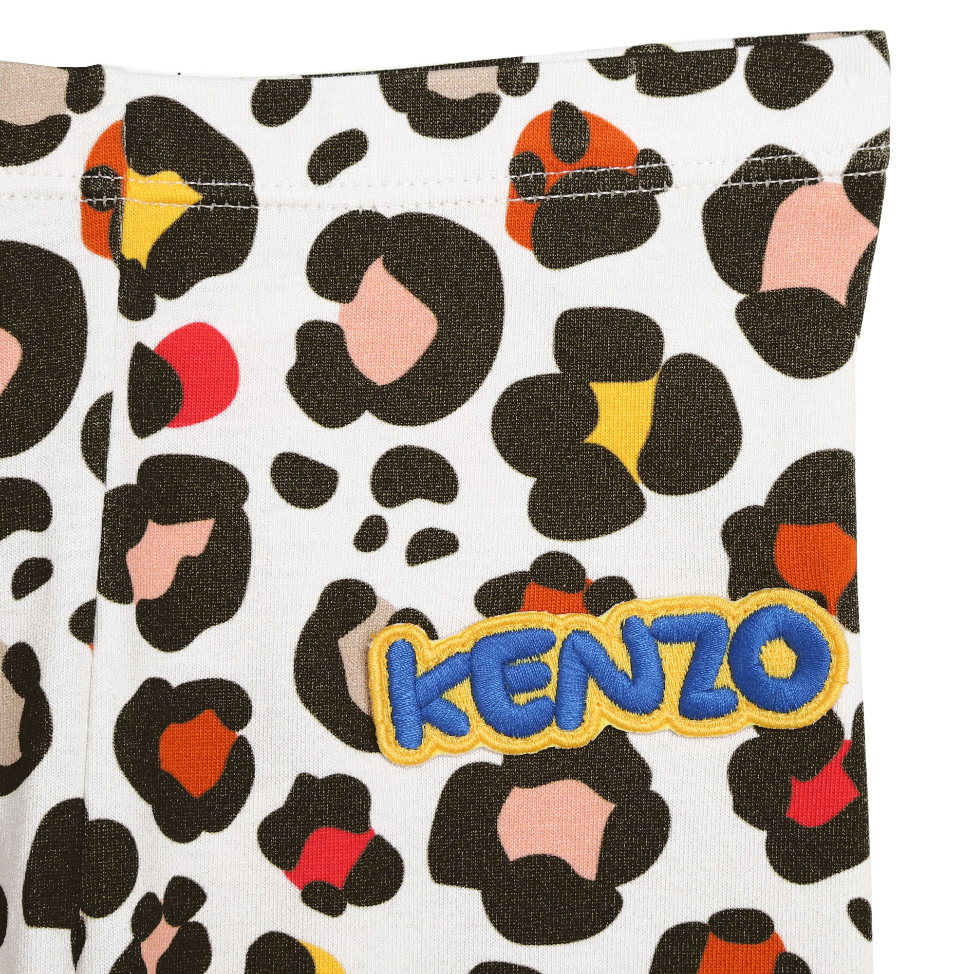 Patterned cotton leggings KENZO KIDS for GIRL