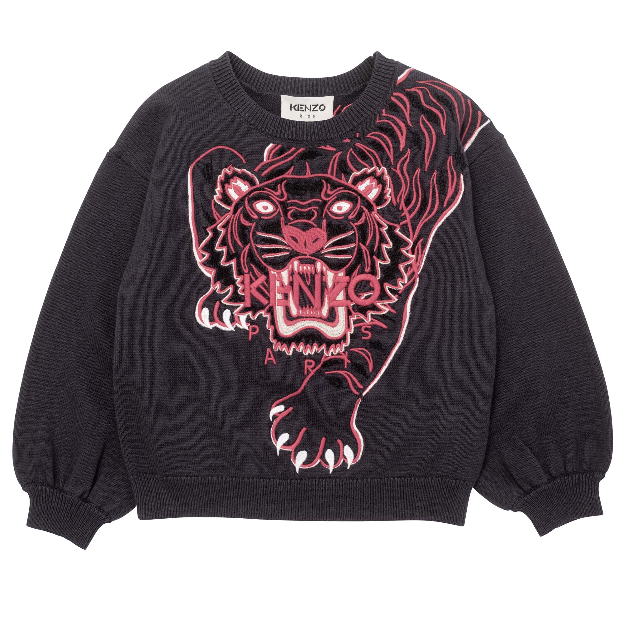 Printed cotton-cashmere sweater KENZO KIDS for GIRL