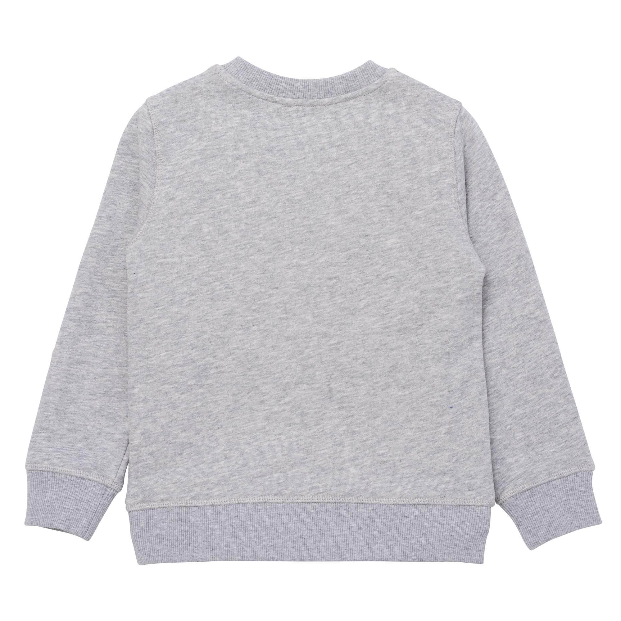 Printed cotton-fleece sweatshirt KENZO KIDS for GIRL