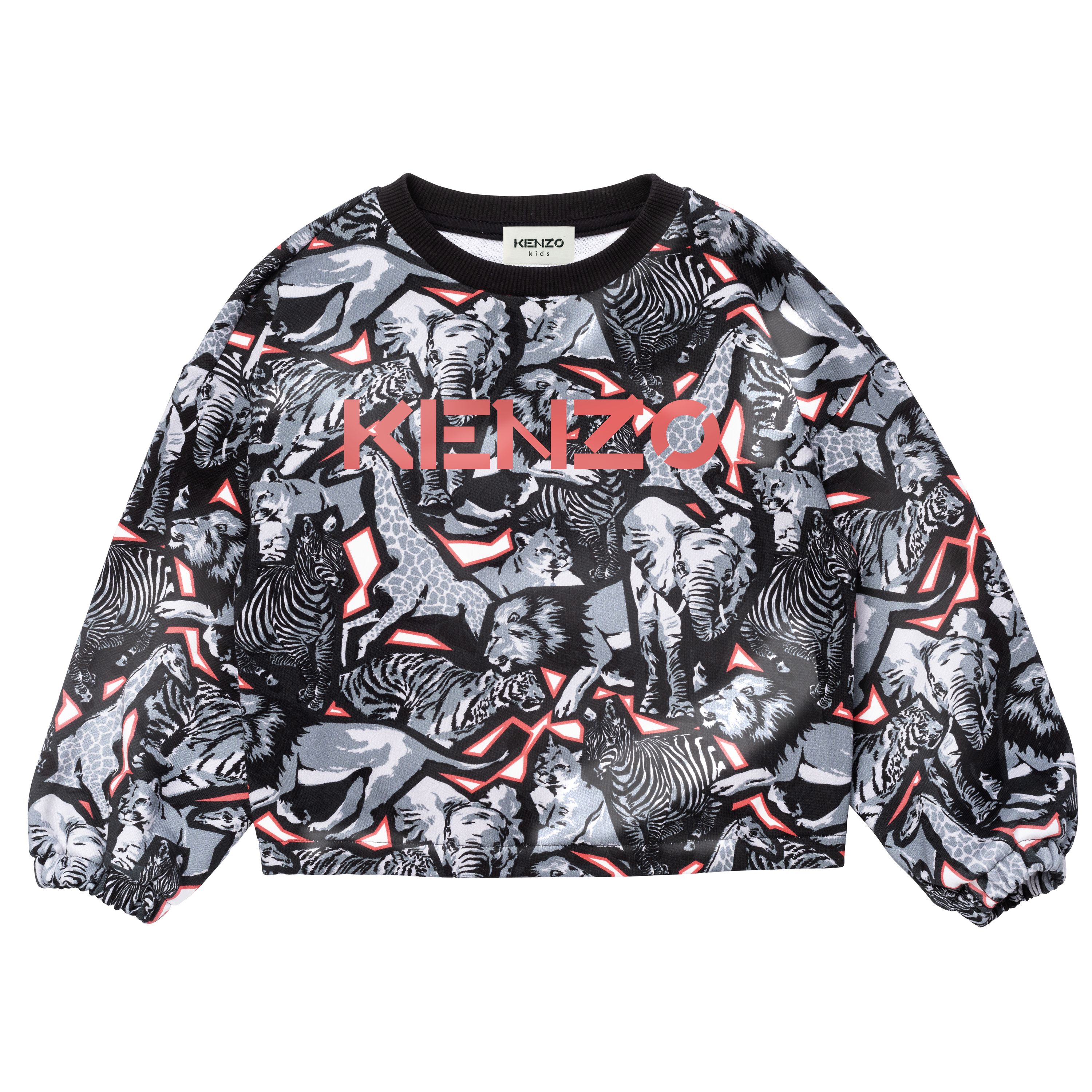 Sweater van licht katoenfleece KENZO KIDS Voor