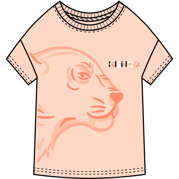 Printed T-shirt KENZO KIDS for GIRL