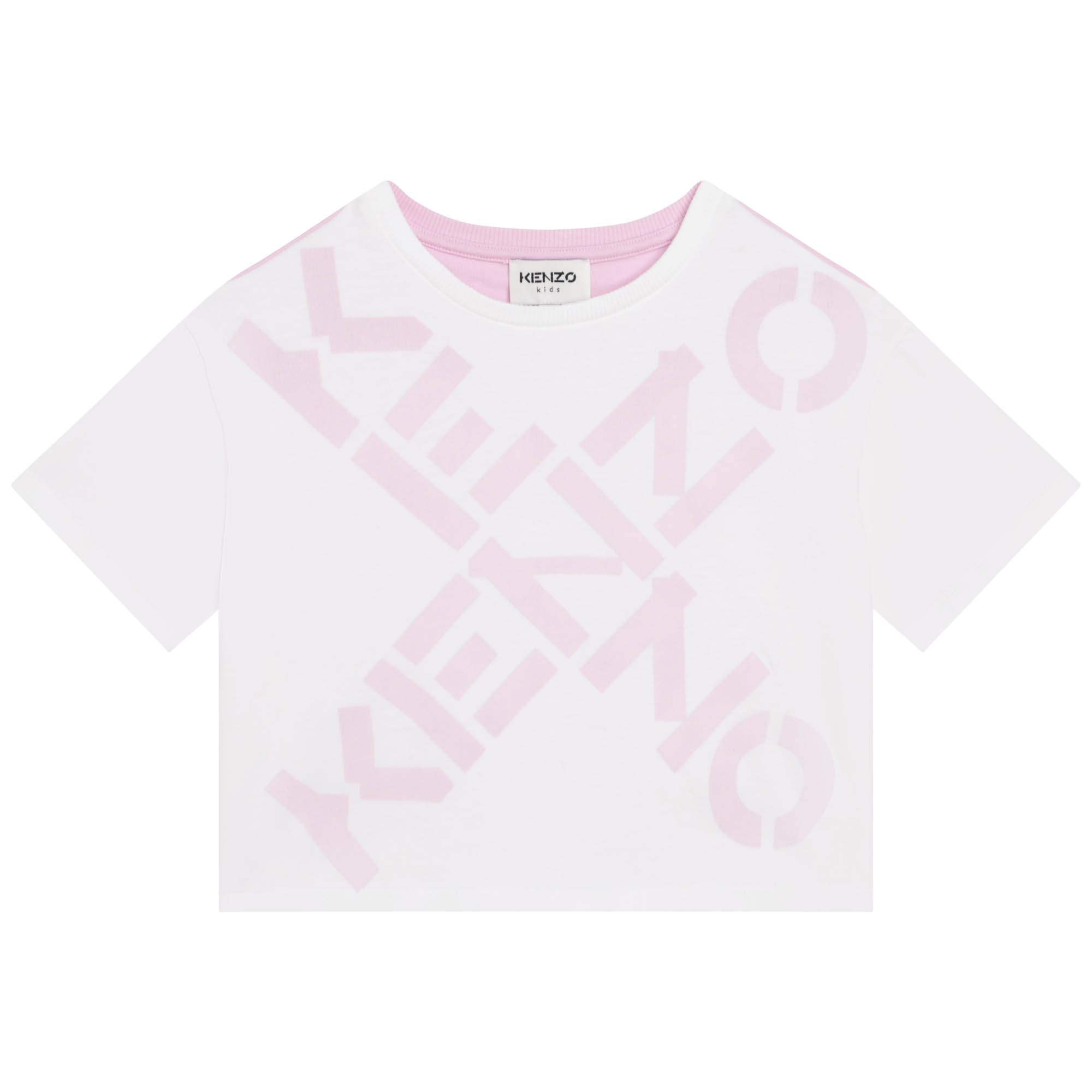 T-shirt avec imprimé placé KENZO KIDS pour FILLE