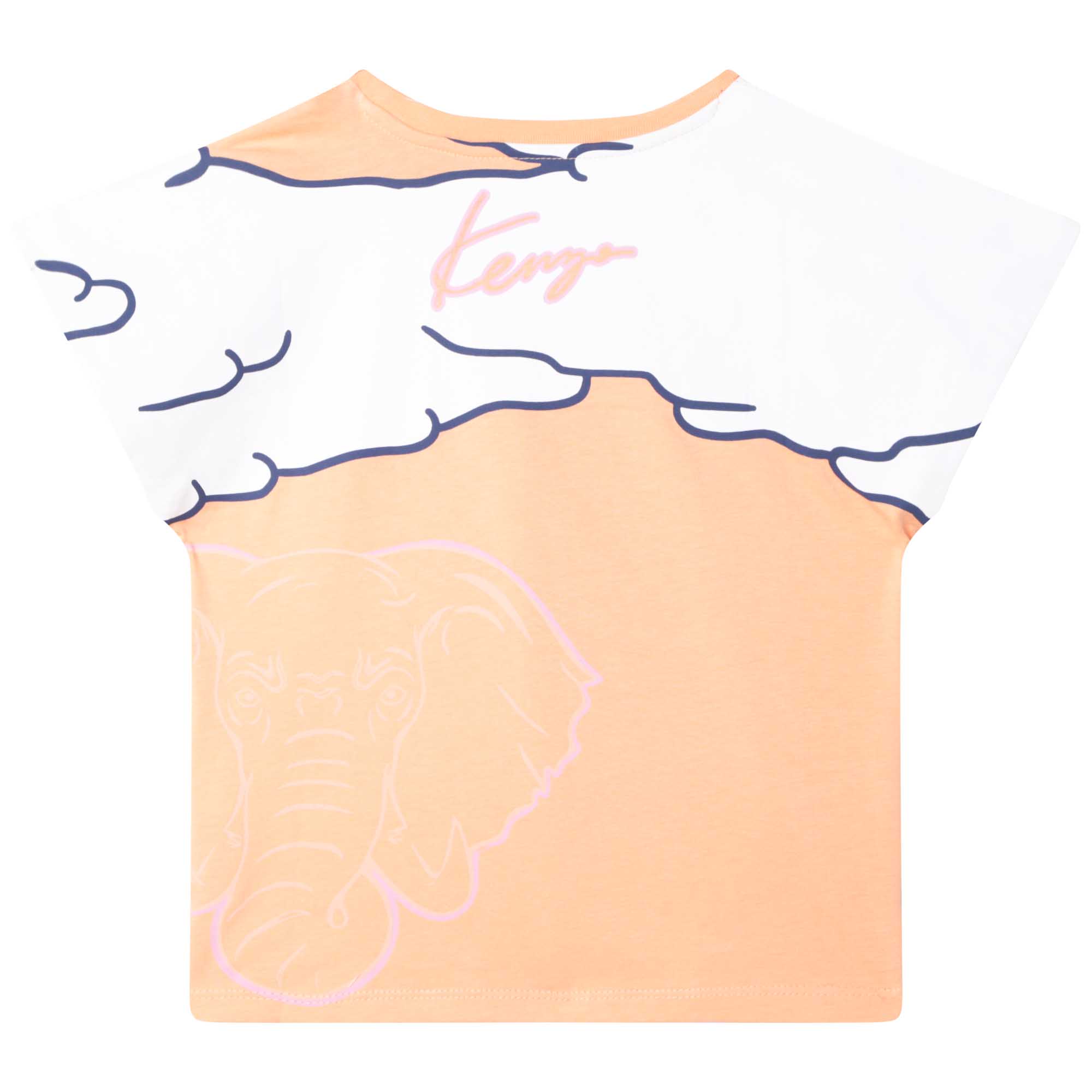 SHORT SLEEVES TEE-SHIRT KENZO KIDS for GIRL