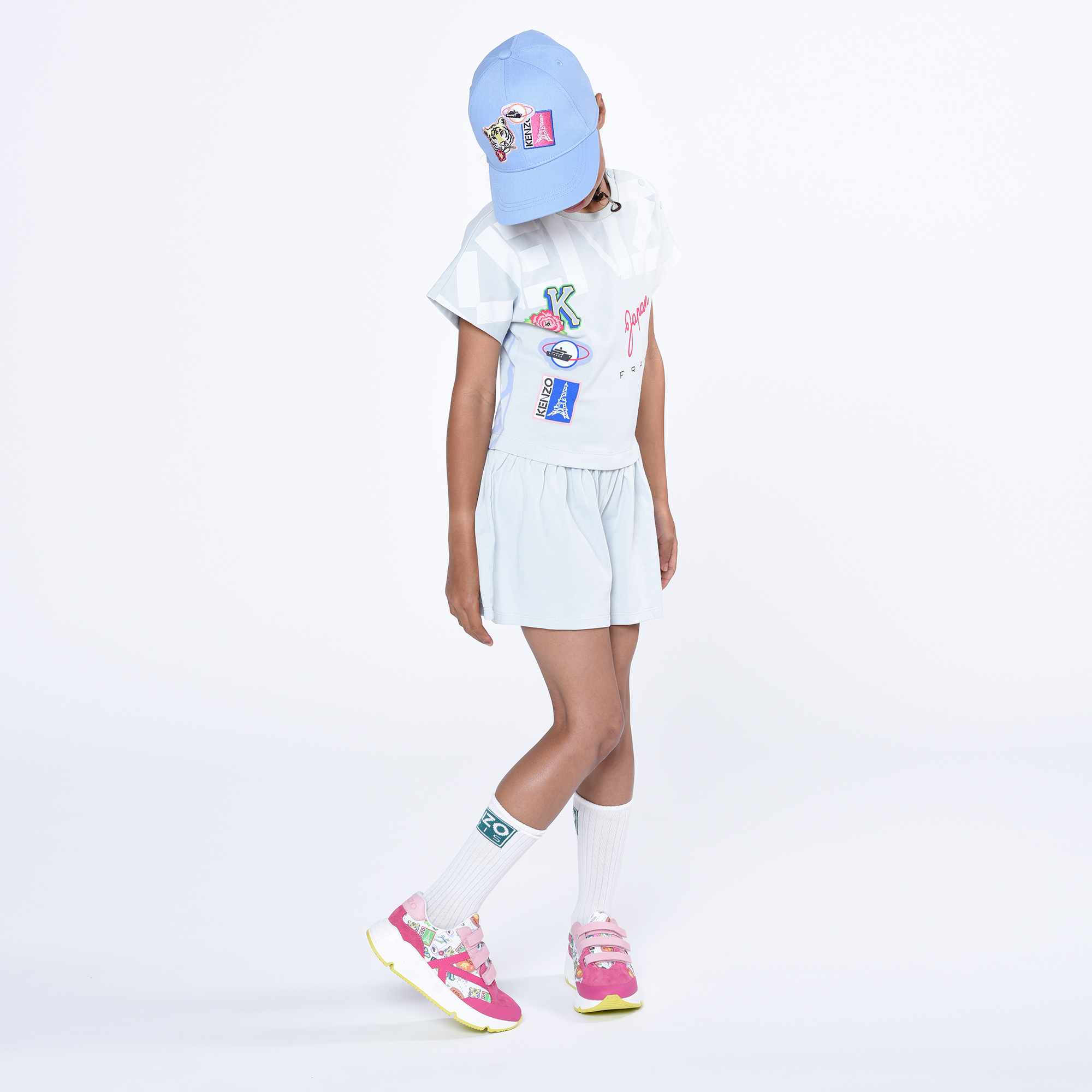 SHORT SLEEVES TEE-SHIRT KENZO KIDS for GIRL