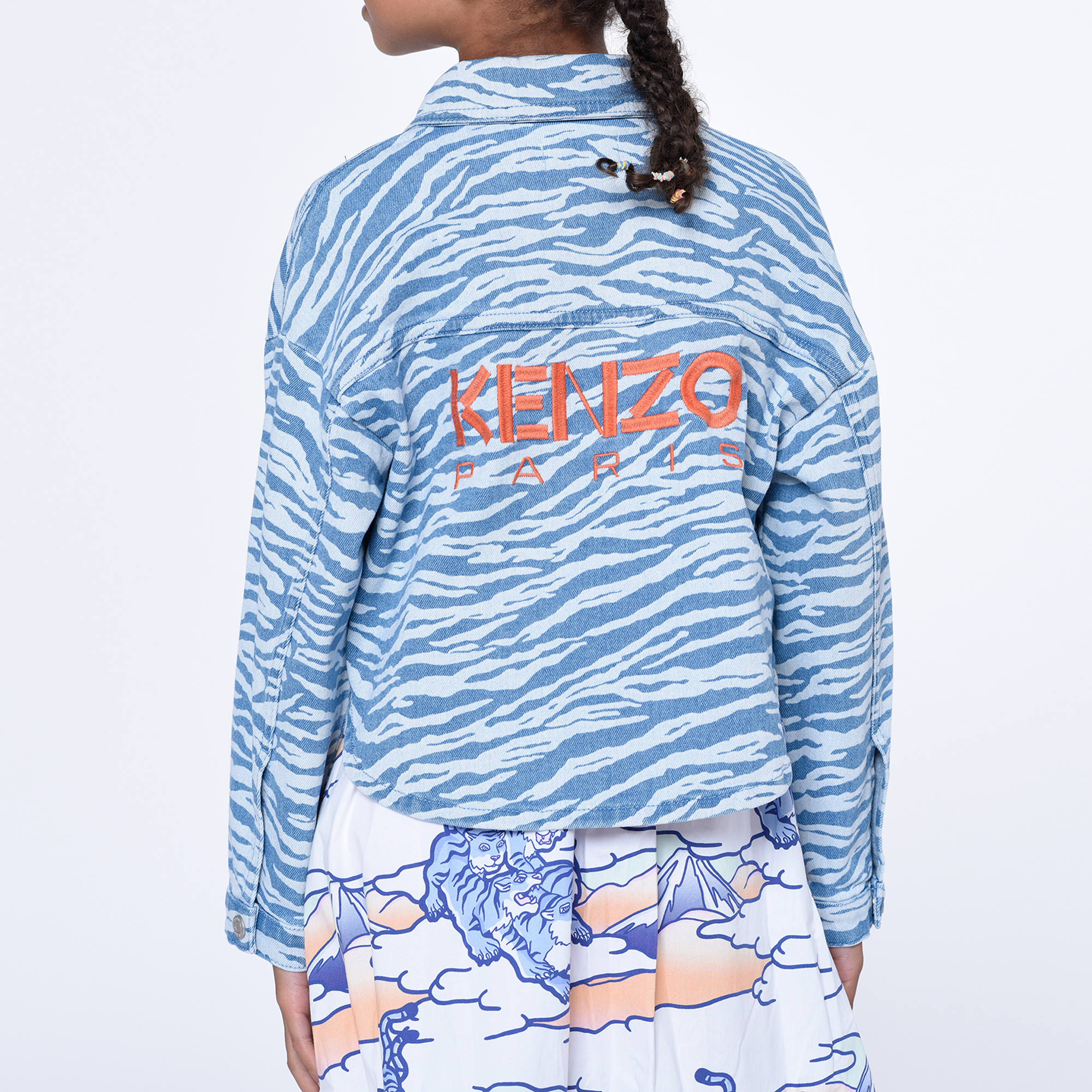 Chemise en jean KENZO KIDS pour FILLE