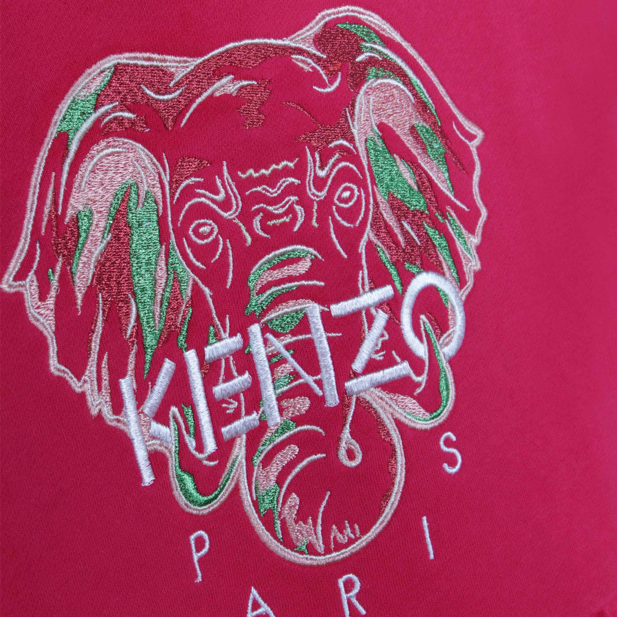 Sweat-shirt en coton à capuche KENZO KIDS pour FILLE