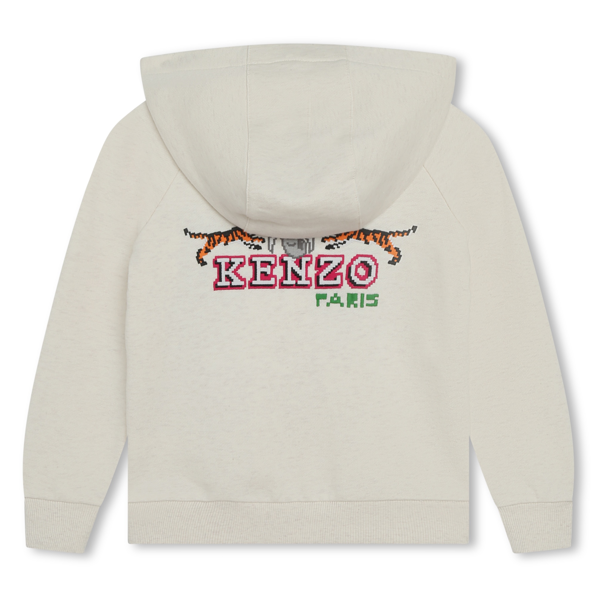 Embroidered zip-up sweatshirt KENZO KIDS for GIRL