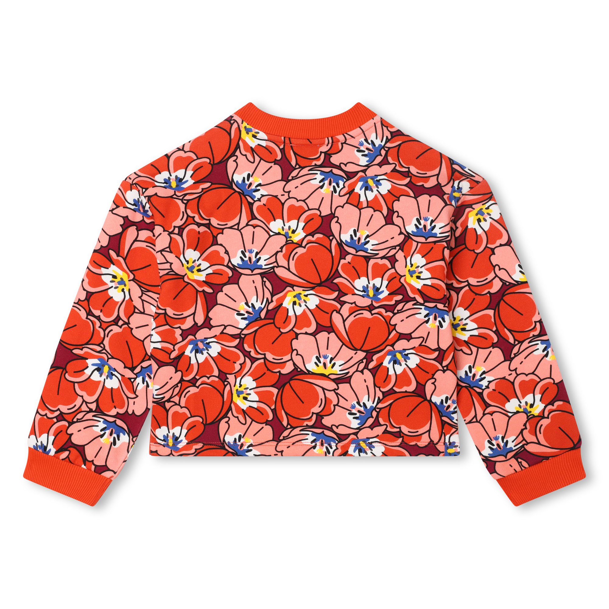 Floral printed sweatshirt KENZO KIDS for GIRL