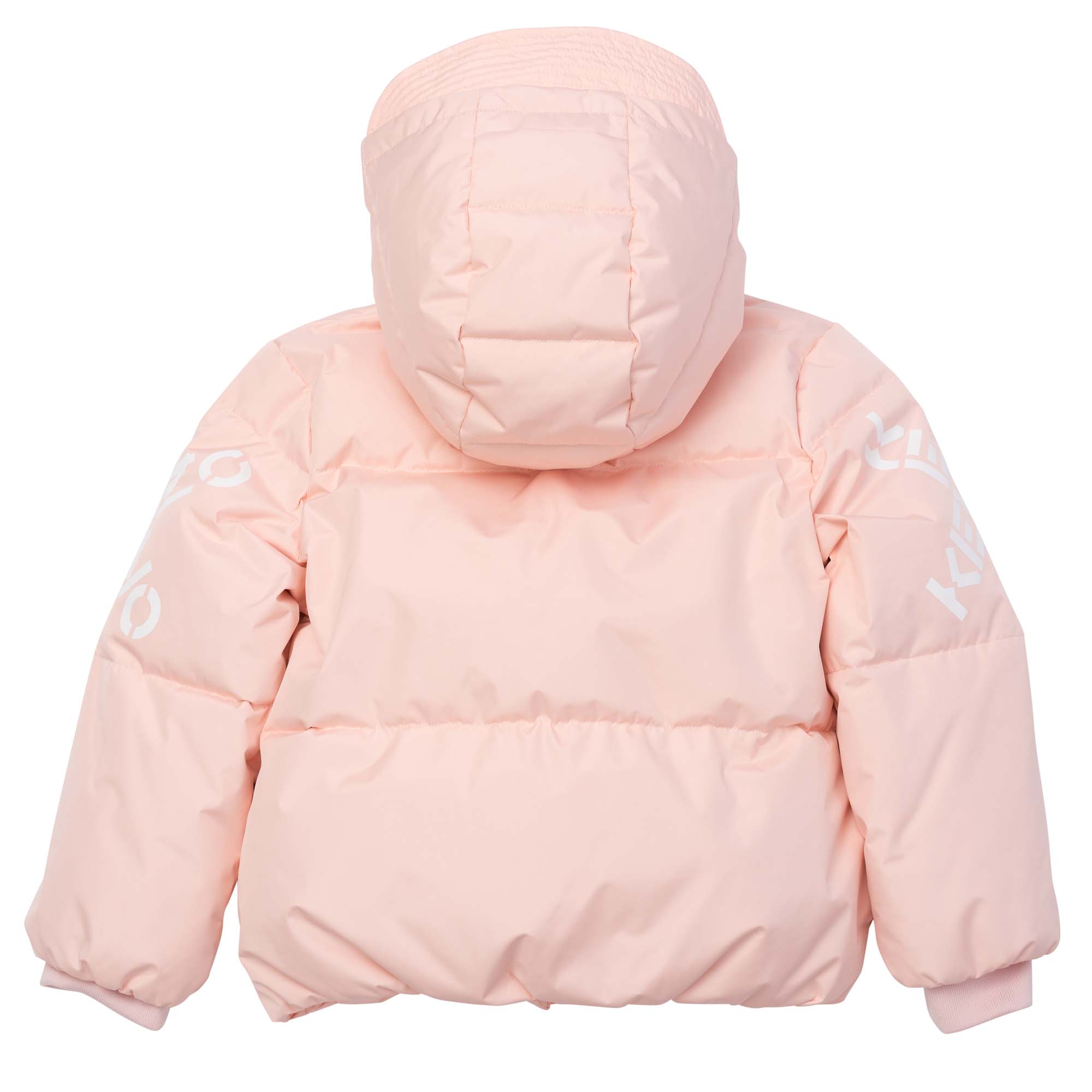 Hooded puffer jacket KENZO KIDS for GIRL