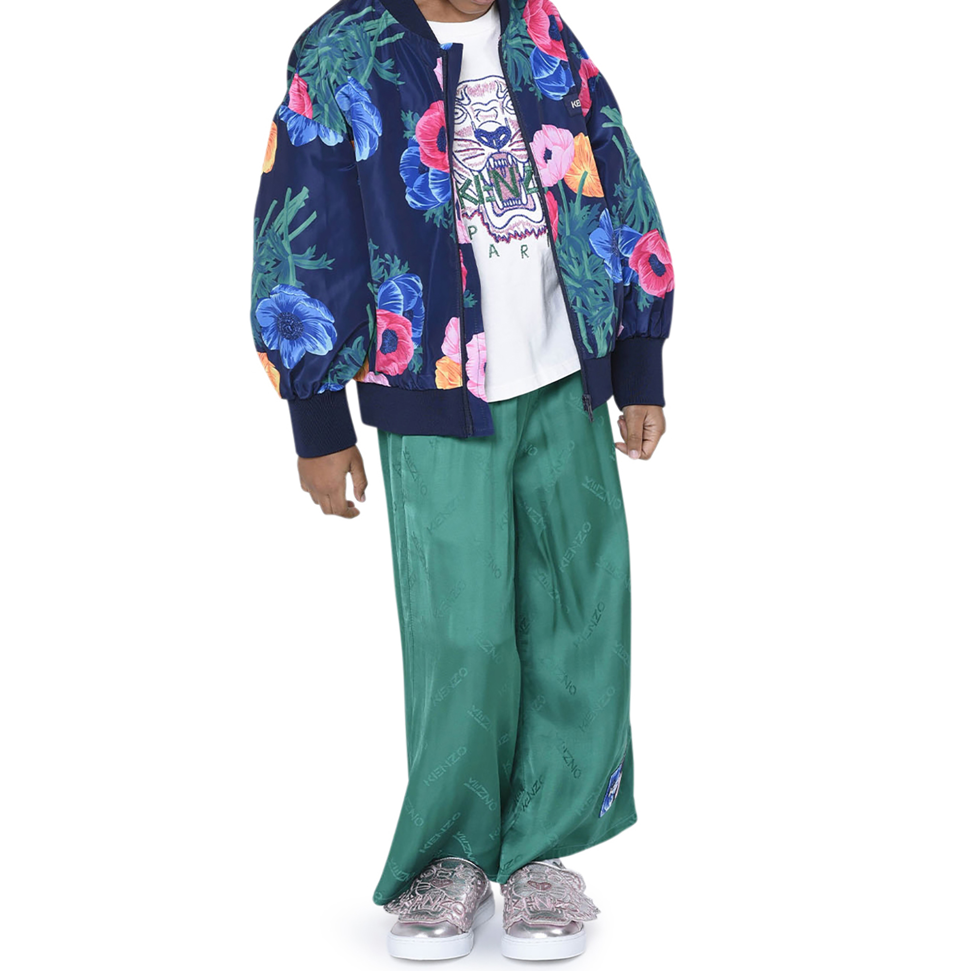 Formal printed jacket KENZO KIDS for GIRL