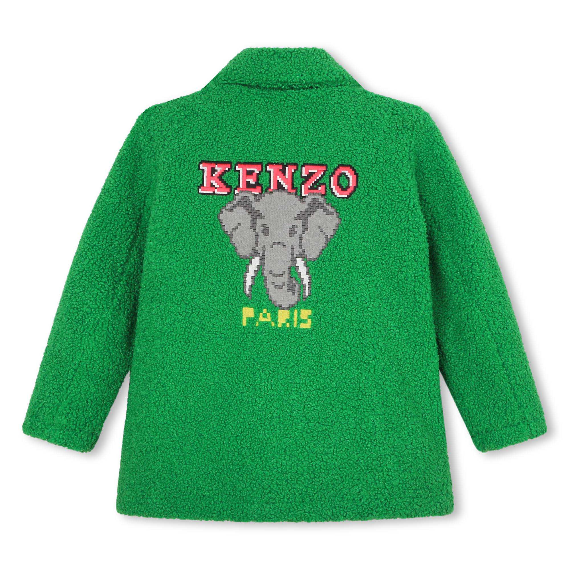 Teddy bear coat KENZO KIDS for GIRL