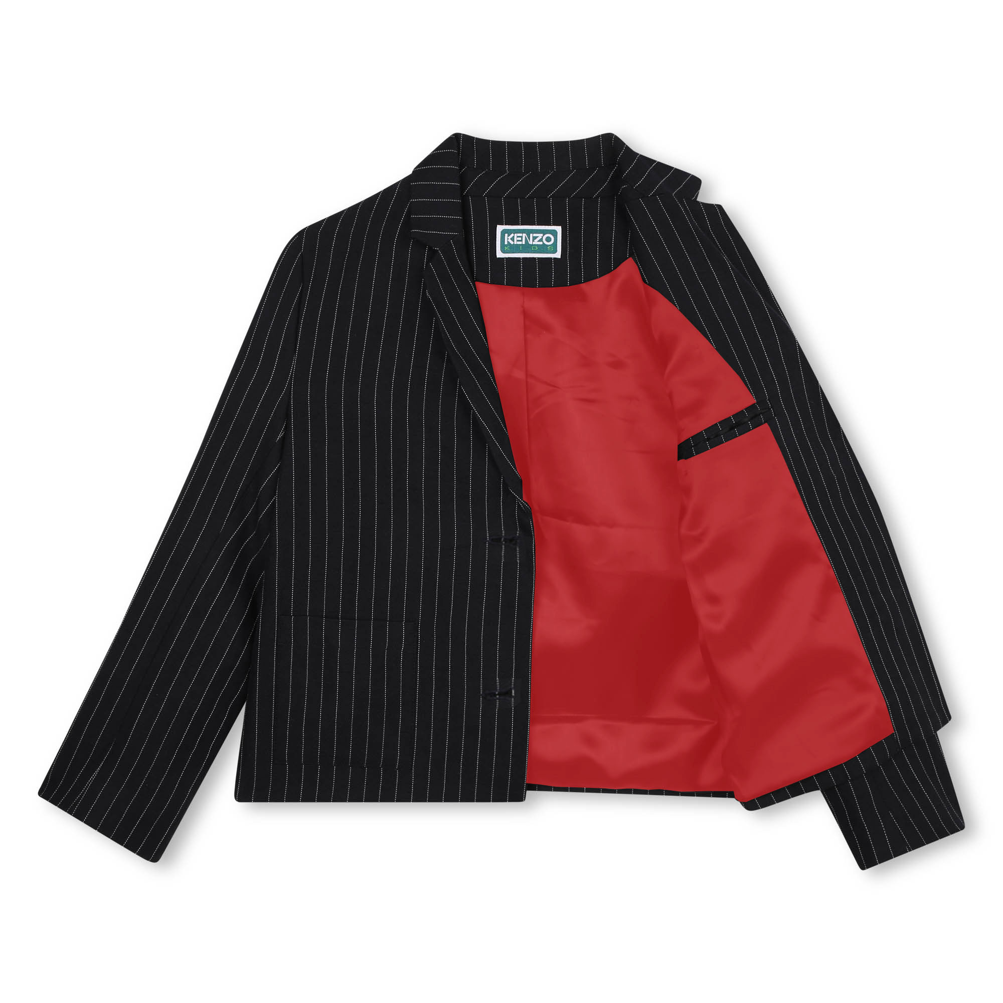 Striped flannel jacket KENZO KIDS for GIRL