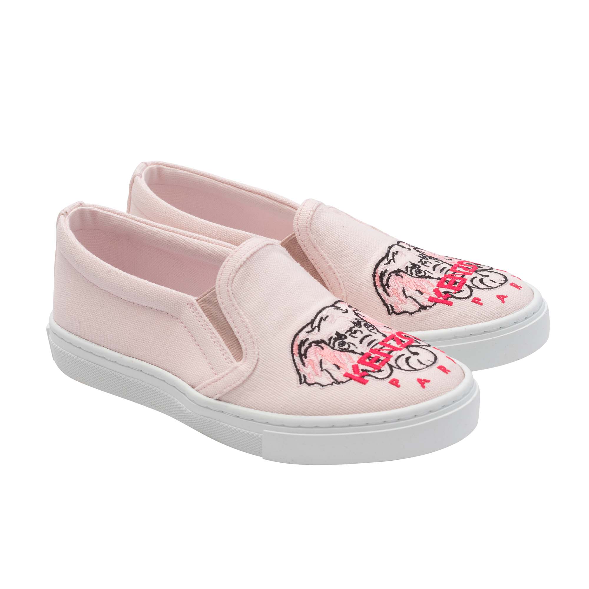 Embroidered cotton shoes KENZO KIDS for GIRL