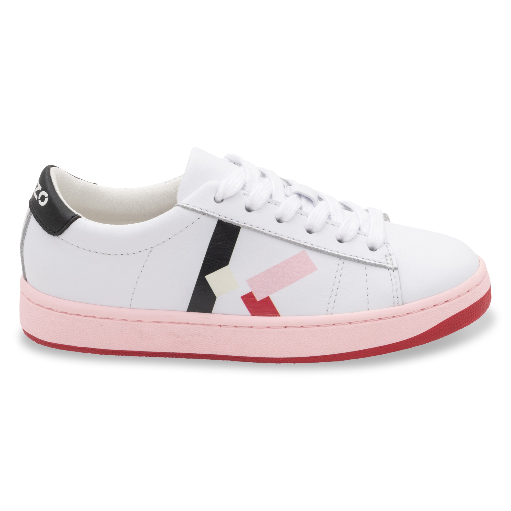 Lace-up leather trainers KENZO KIDS for GIRL