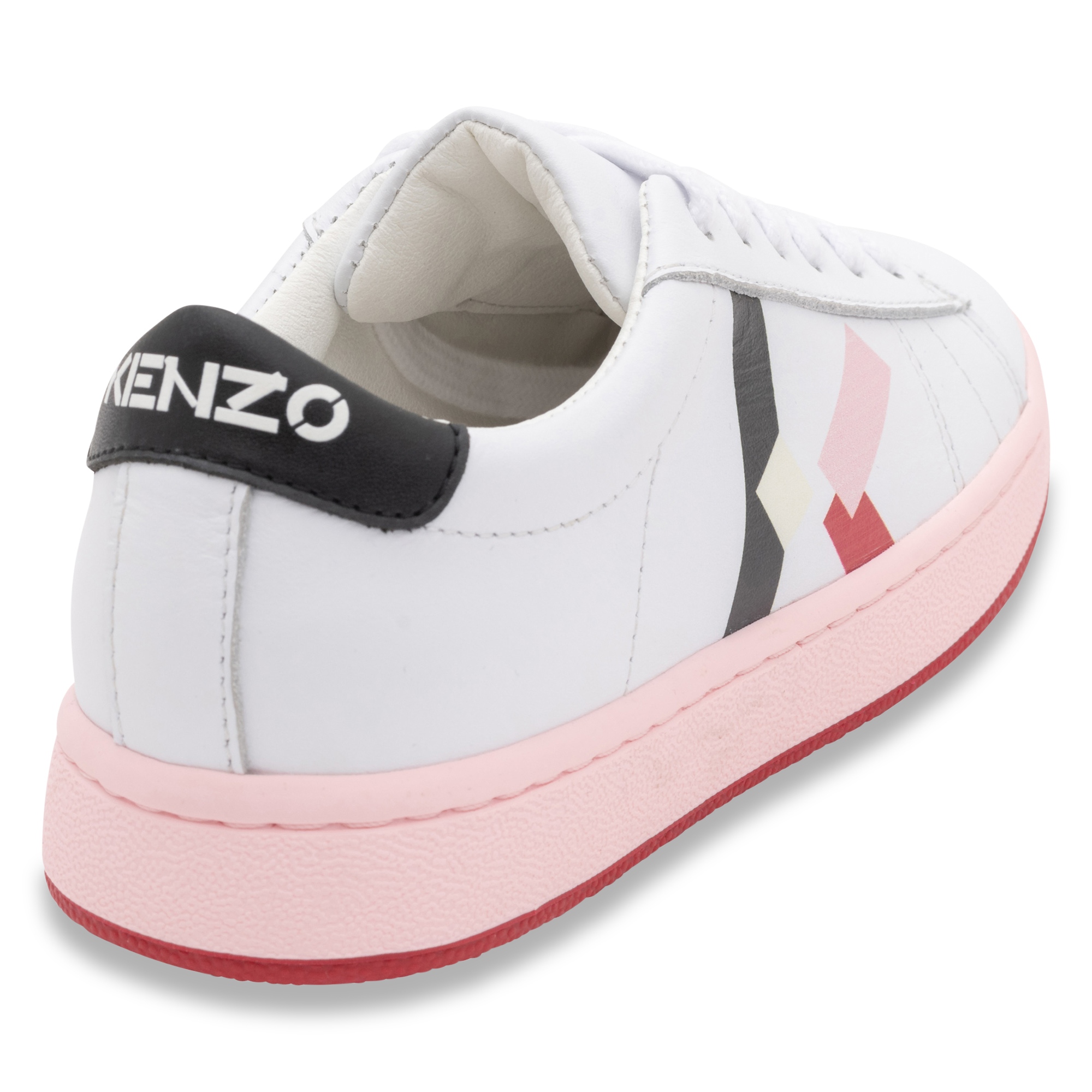 Lace-up leather trainers KENZO KIDS for GIRL