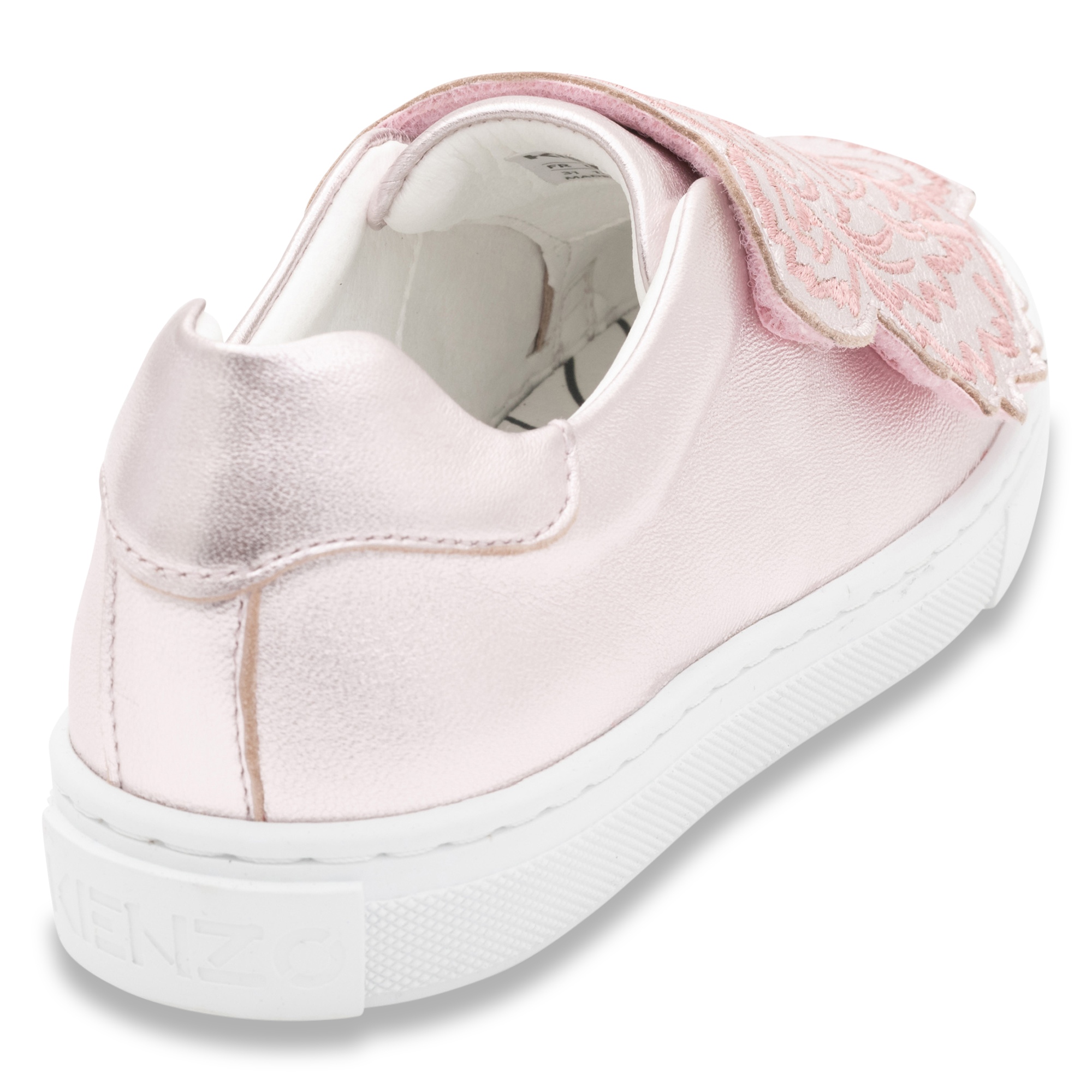 Leather hook-and-loop trainers KENZO KIDS for GIRL