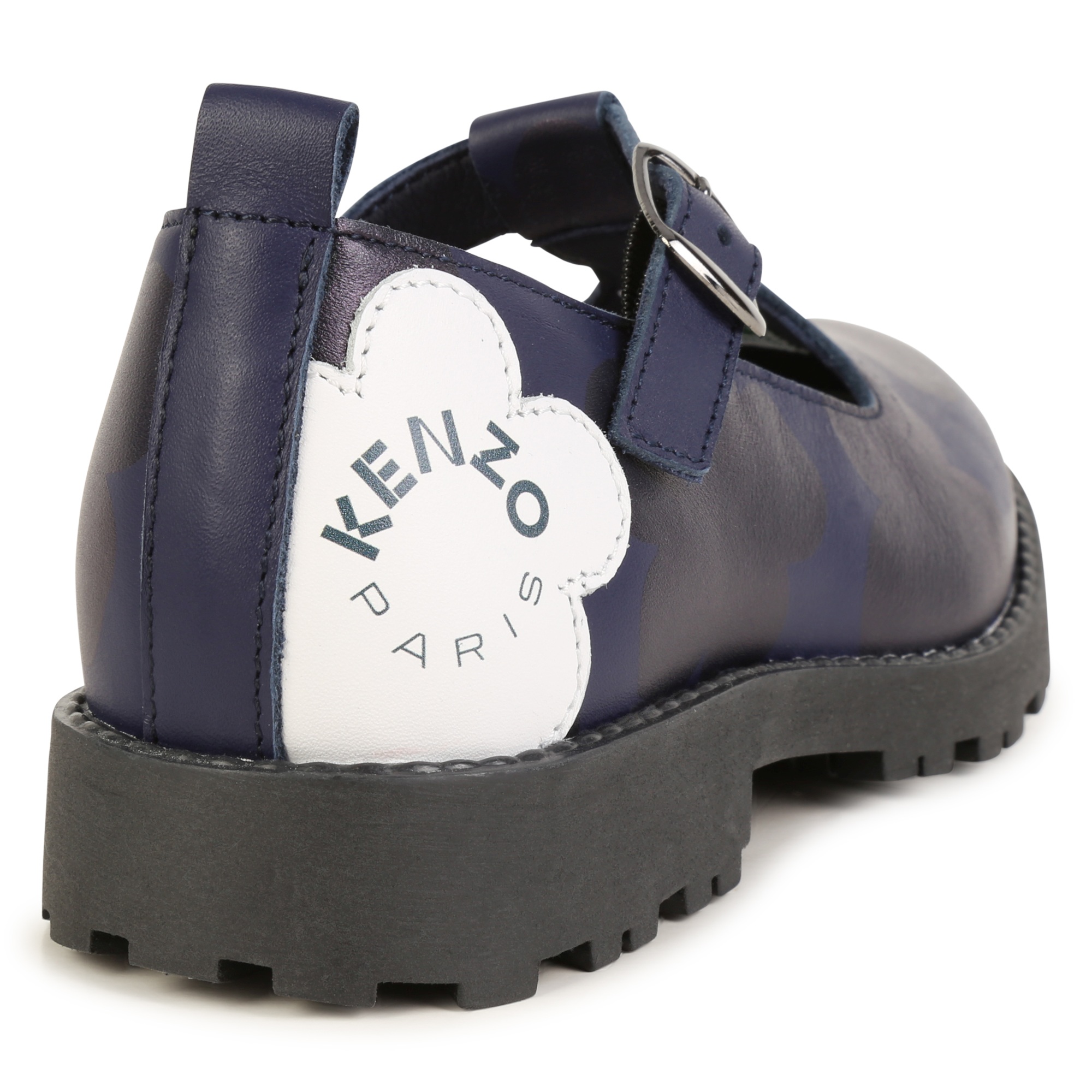 Leather buckled mary janes KENZO KIDS for GIRL